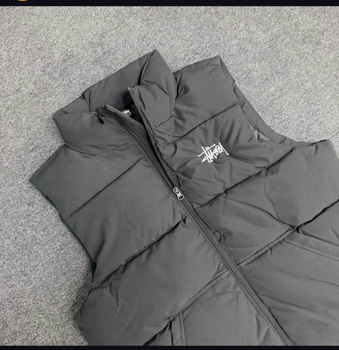 스투시 패딩 조끼 블랙 상품이미지3