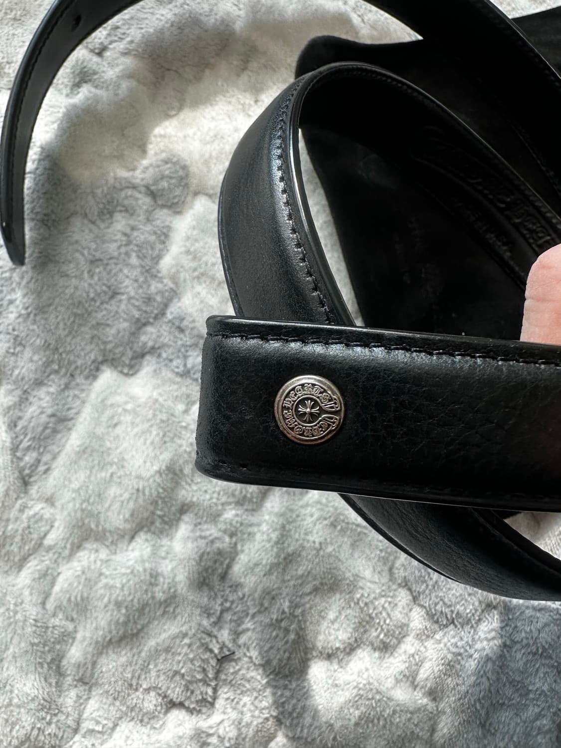 크롬하츠 / 1인치 레더 벨트 스트랩 / 34인치 상품이미지2