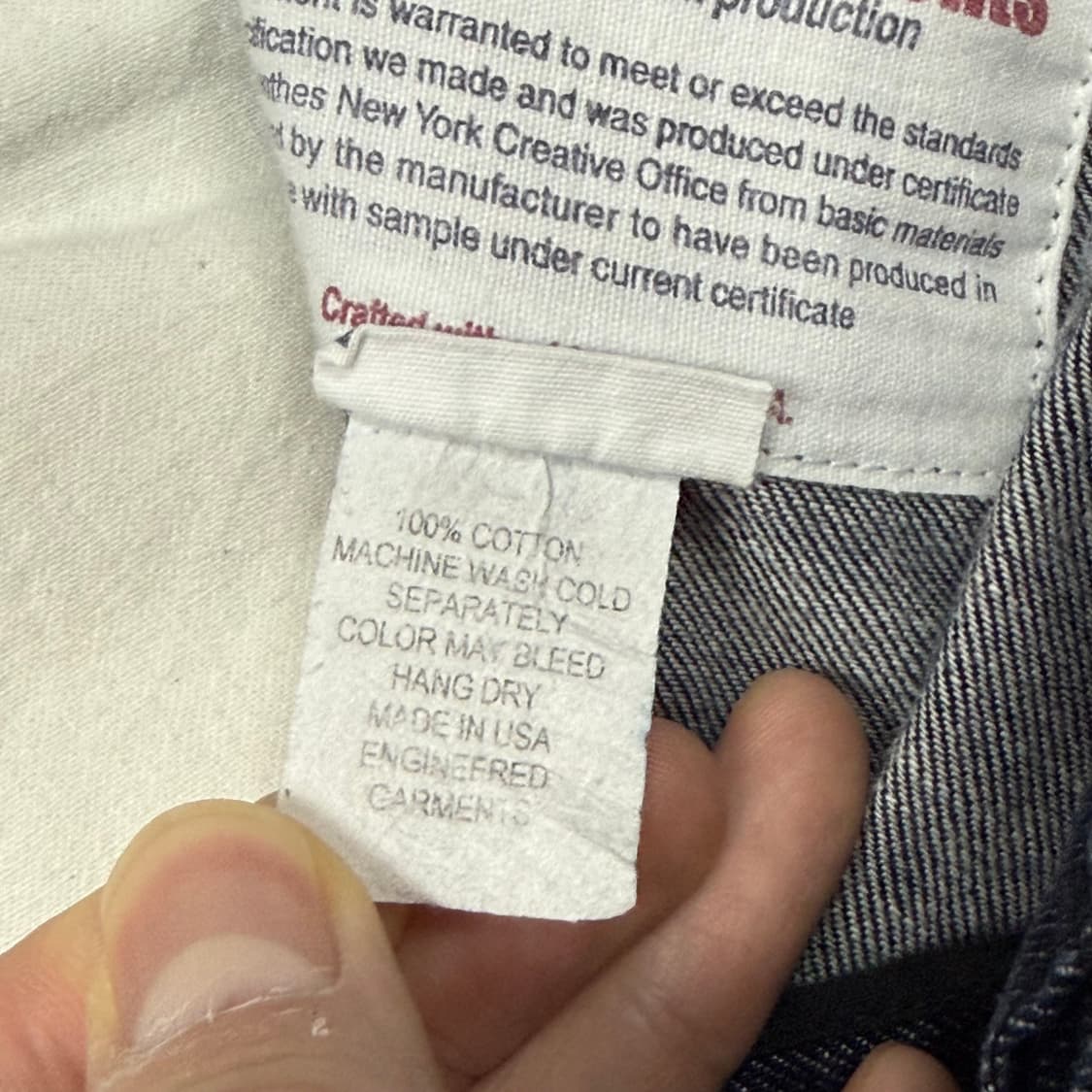 (34) 엔지니어드가먼츠 x 빔즈플러스 데님 퍼티그 팬츠 상품이미지9