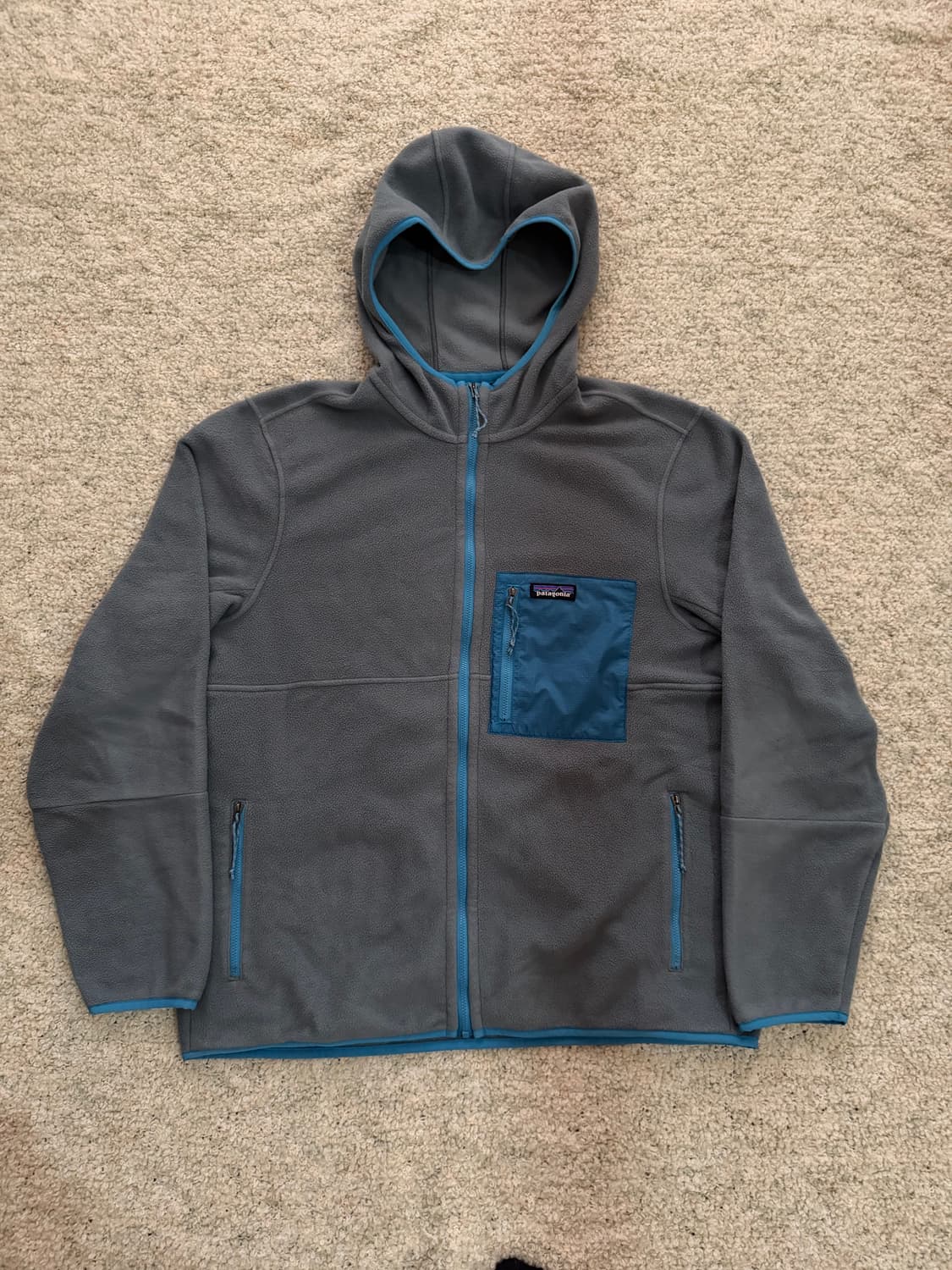 [L] 파타고니아 마이크로디니 그레이/블루 상품이미지1