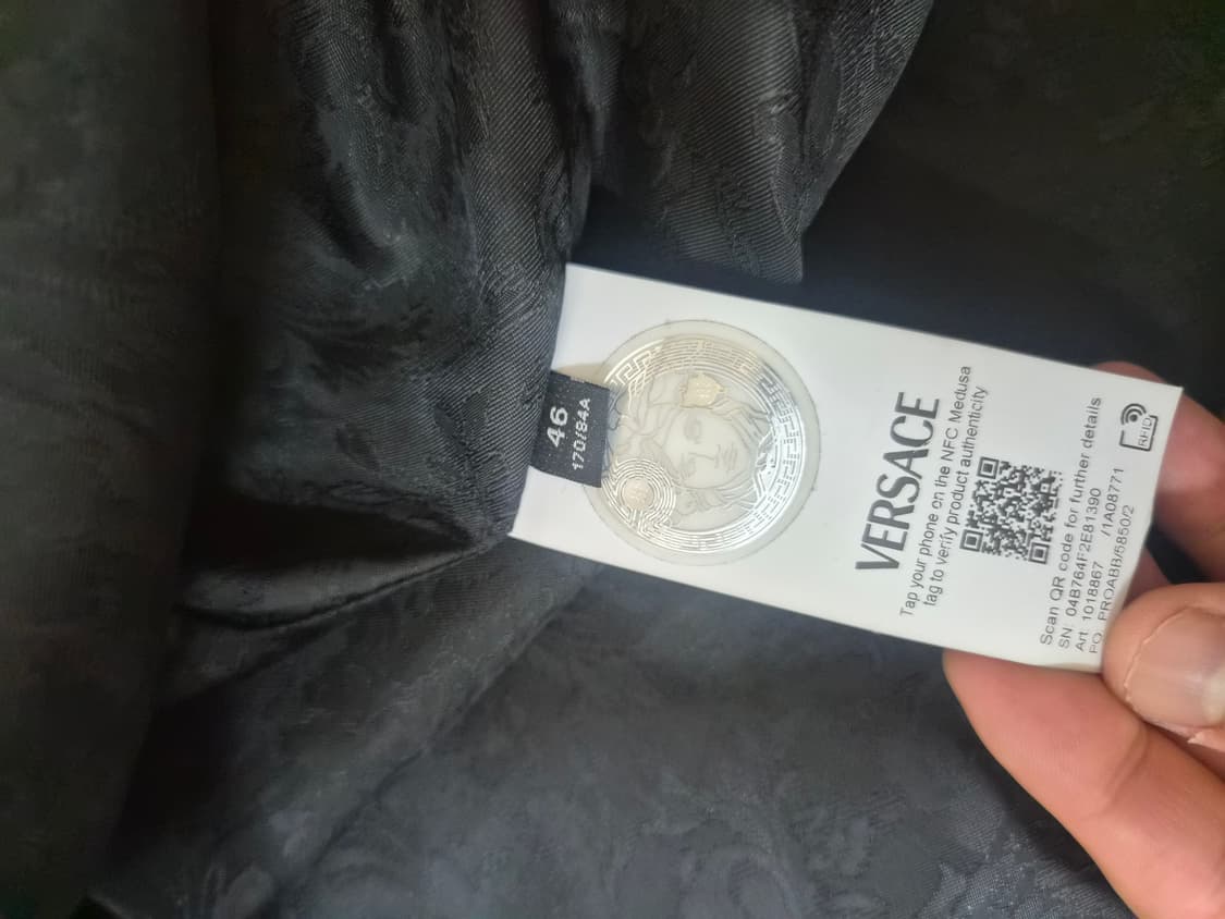 베르사체 캐리오버 울 캐벌리  오버셔츠 상품이미지3