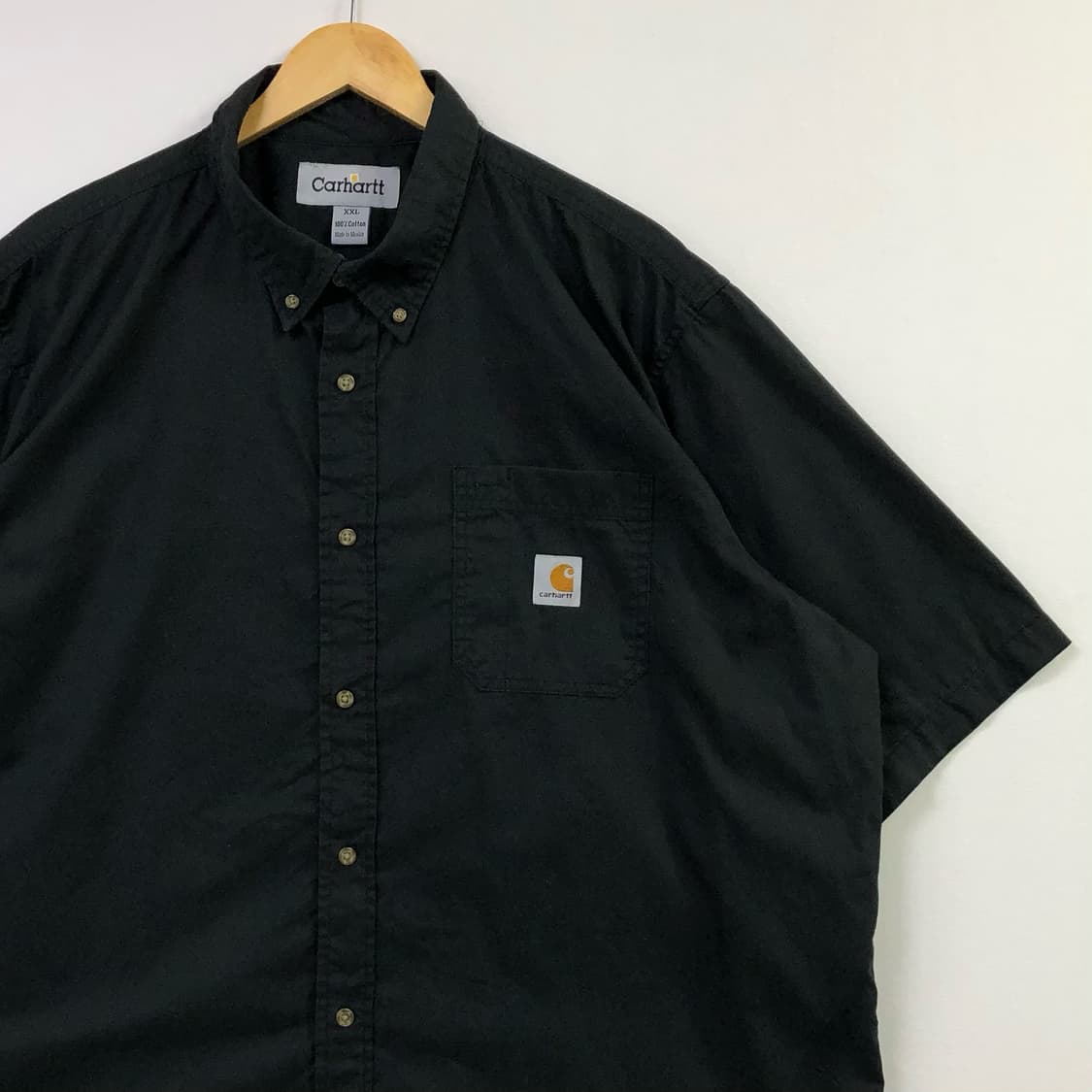 Xxl 칼하트 블랙 워크 셔츠 상품이미지1