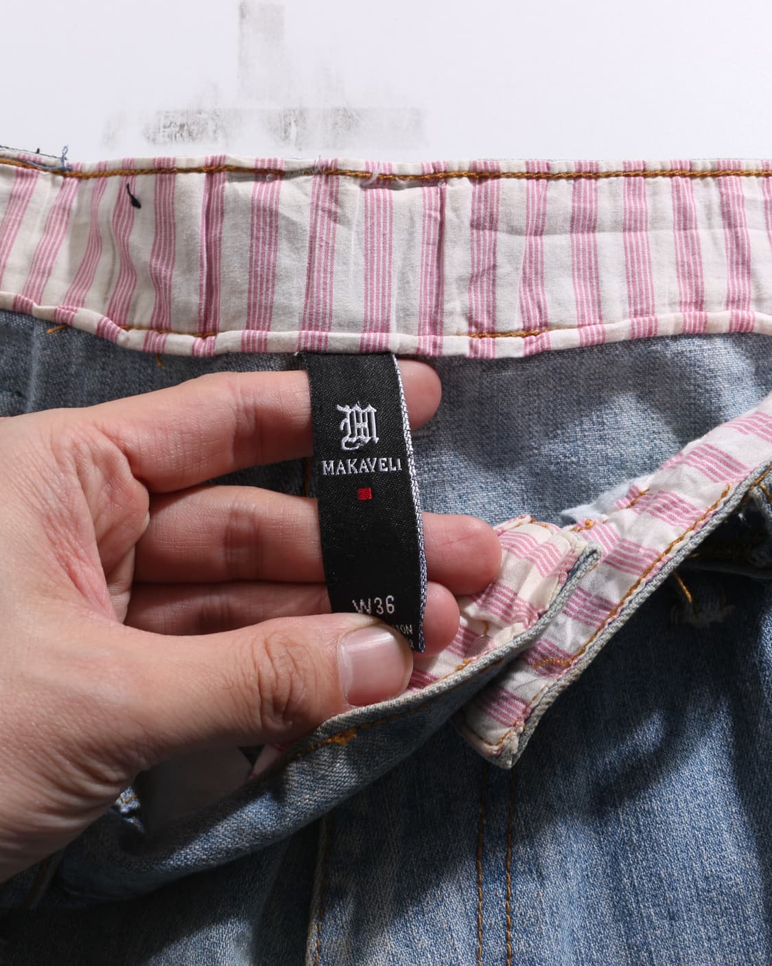 Makaveli 2Pac Denim Pants 상품이미지4
