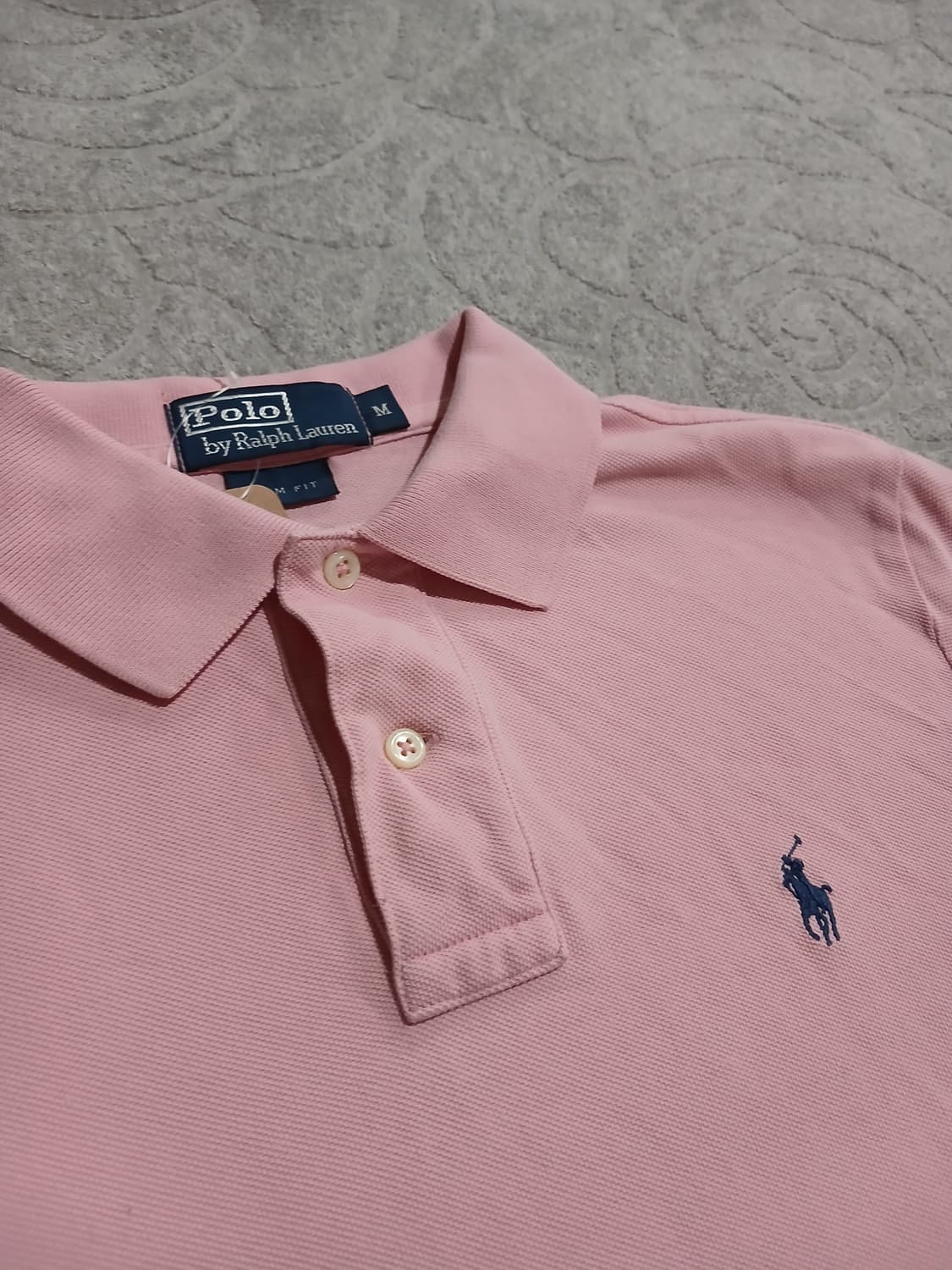 폴로 랄프로렌 핑크 긴팔 카라티 M 상품이미지4