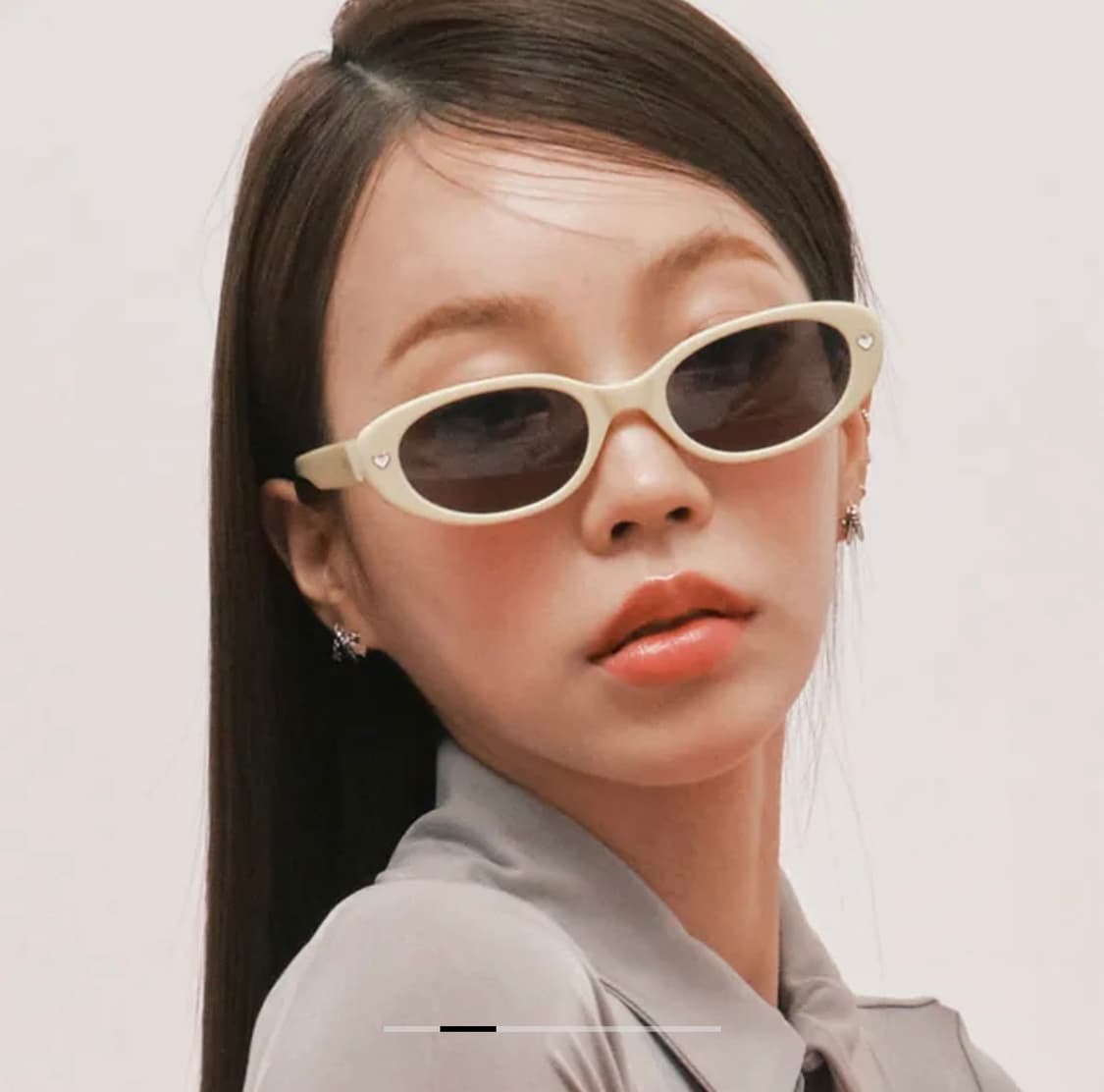 Carin 카린 선글라스 설쁘콜라보 러브라인 옐로우 상품이미지3