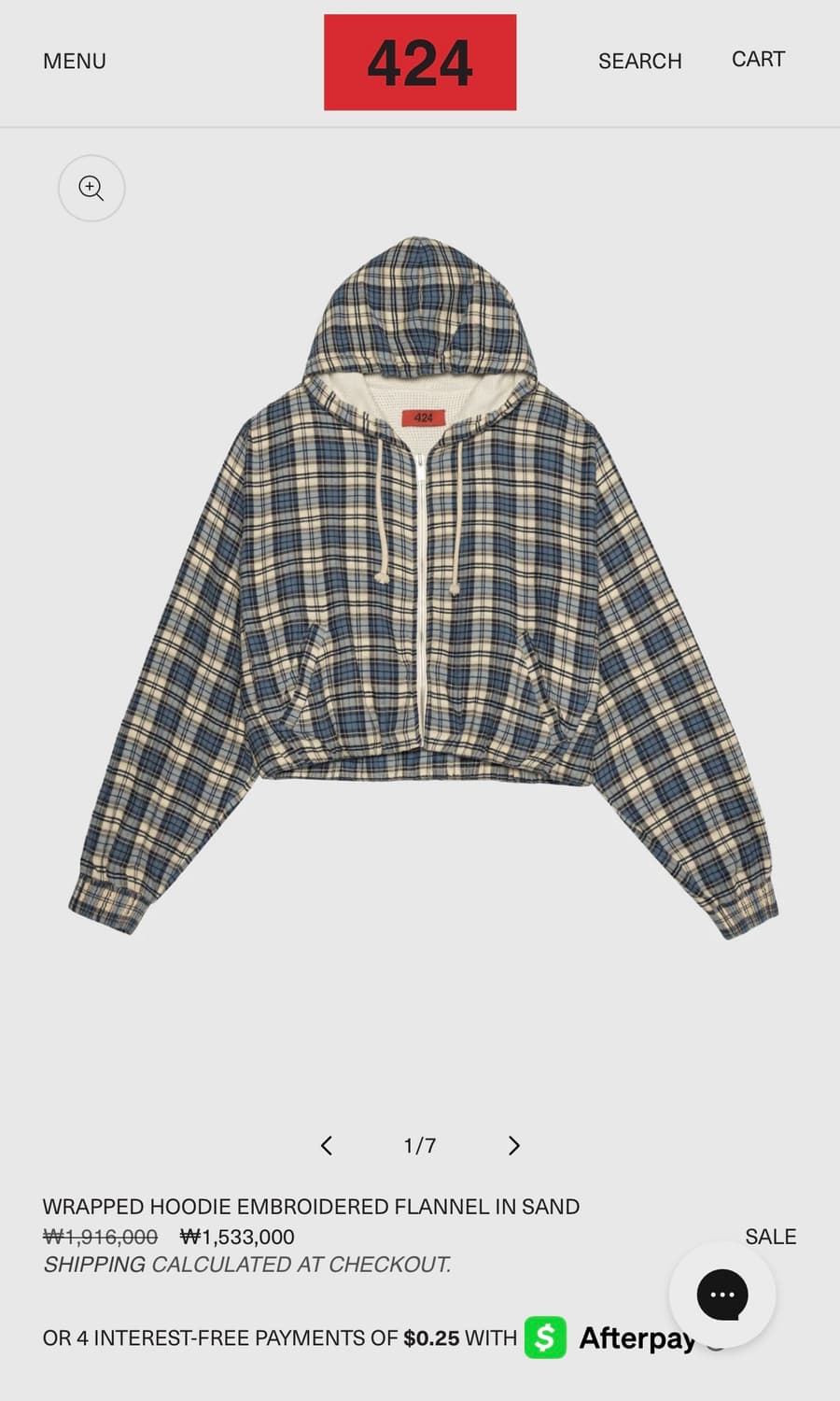 구매) 424 후드집업 상품이미지1