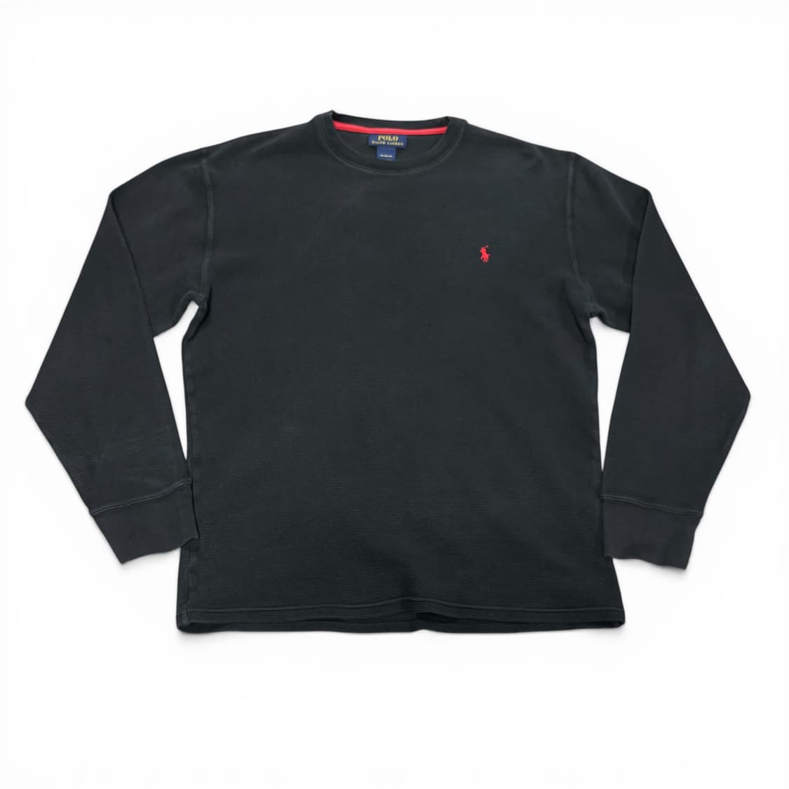 XL 폴로 랄프로렌 블랙 와플 긴팔 롱슬리브 상품이미지1