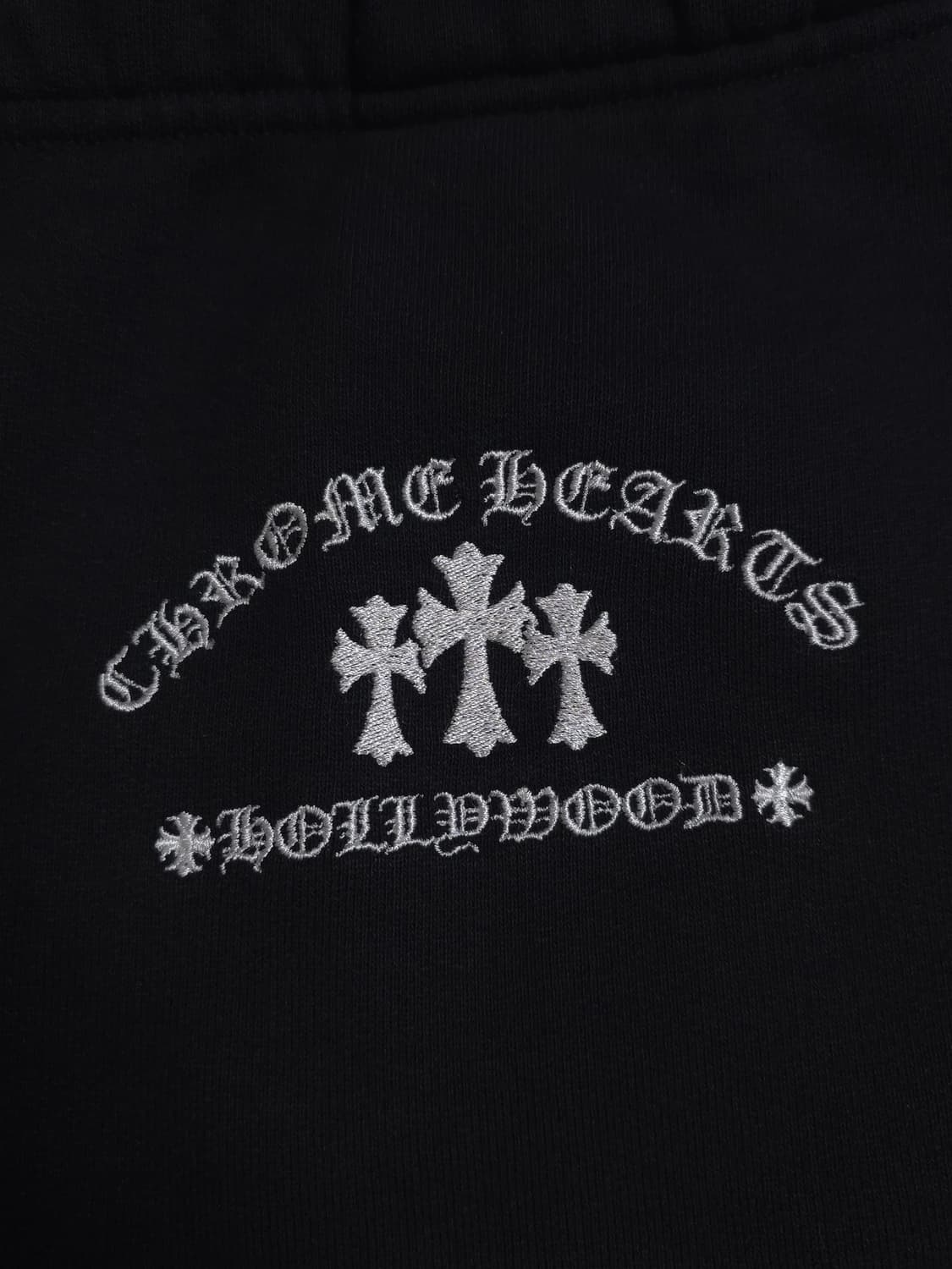 [XL] 크롬하츠 세메터리 자수 스웻팬츠 블랙 상품이미지4