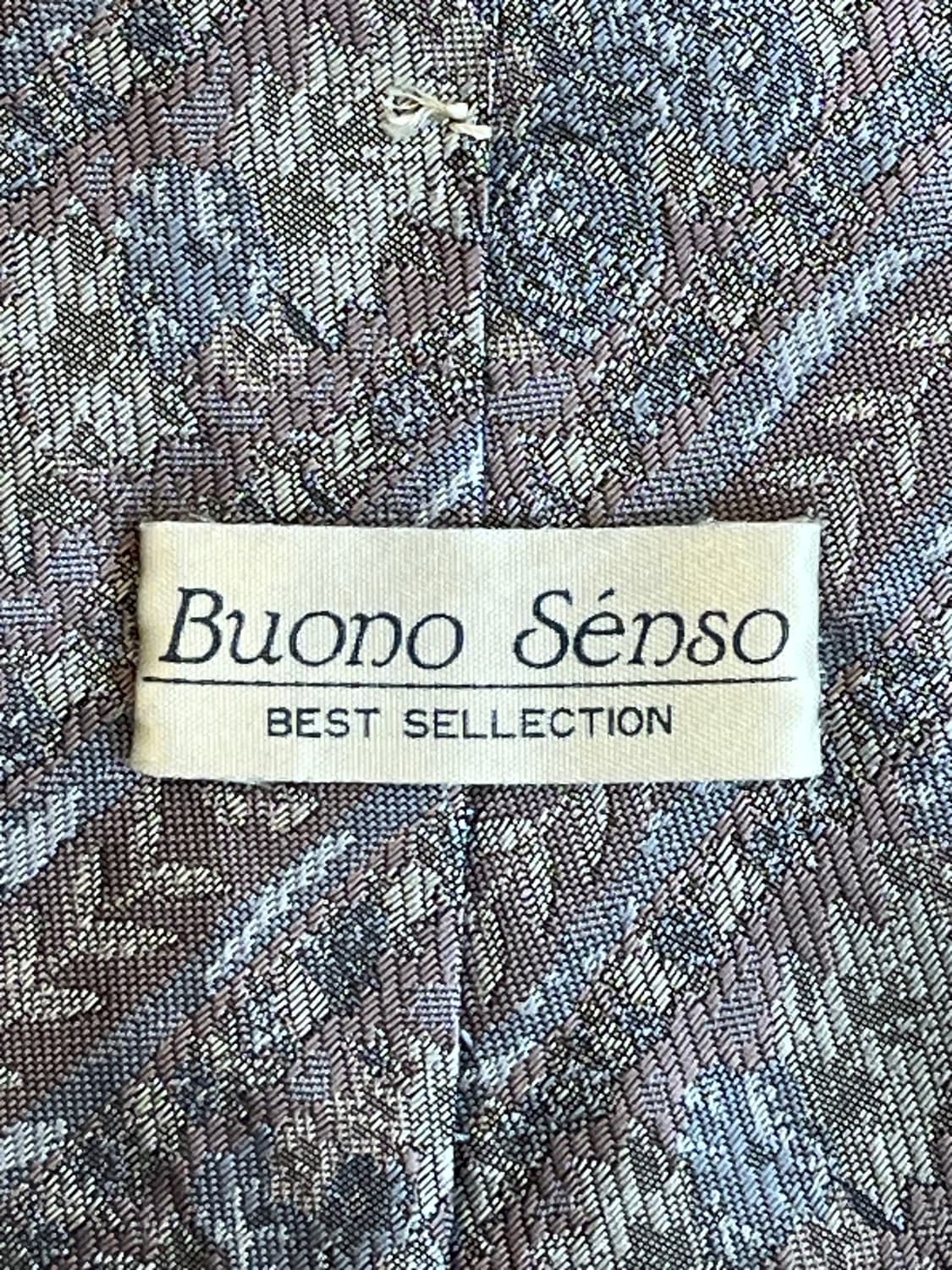 Vintage 70s-90s Buono Sénso 실크 타이 상품이미지3