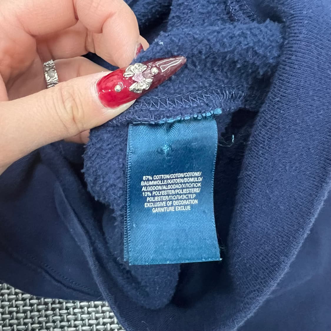 폴로랄프로렌 네이비 후드집업 상품이미지4