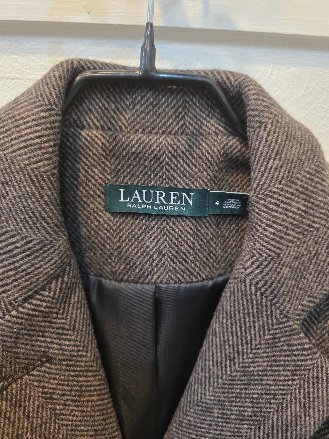 로렌 랄프로렌 헤링본 코트 4사이즈 상품이미지1