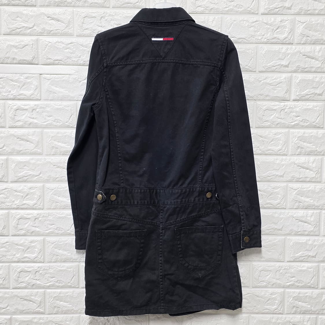 택포) S 타미힐피거 블랙 데님 흑청 자켓 상품이미지4