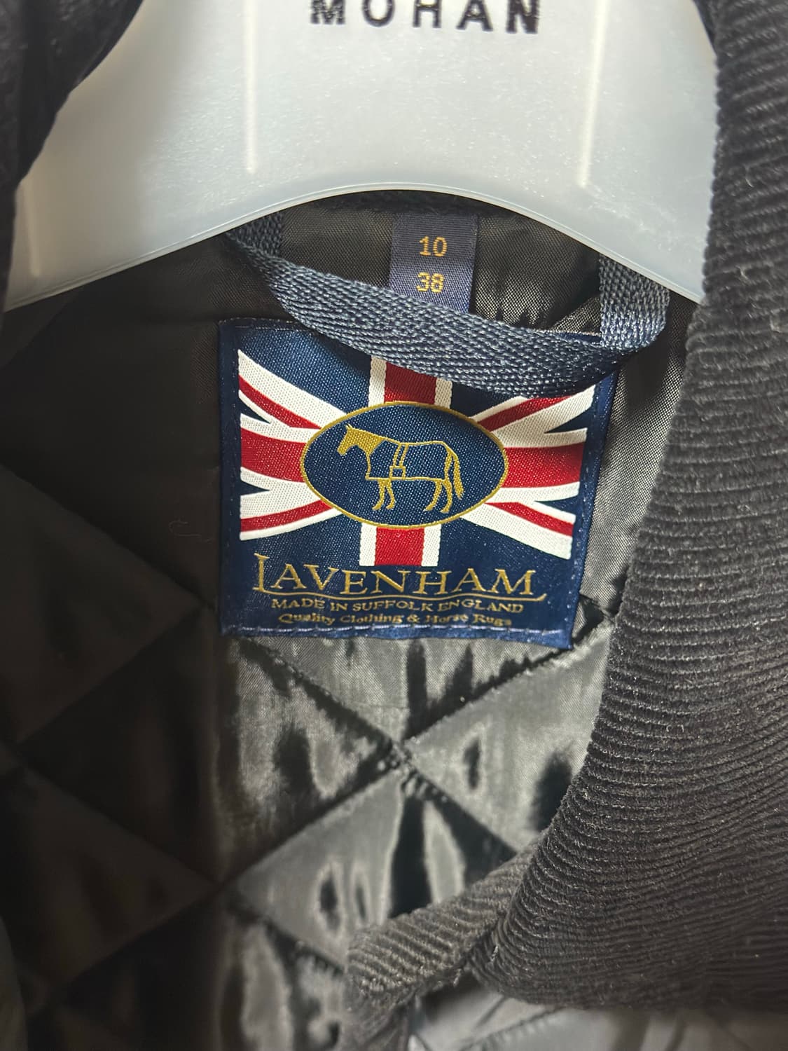 라벤햄 퀄팅 패딩 자켓 상품이미지3