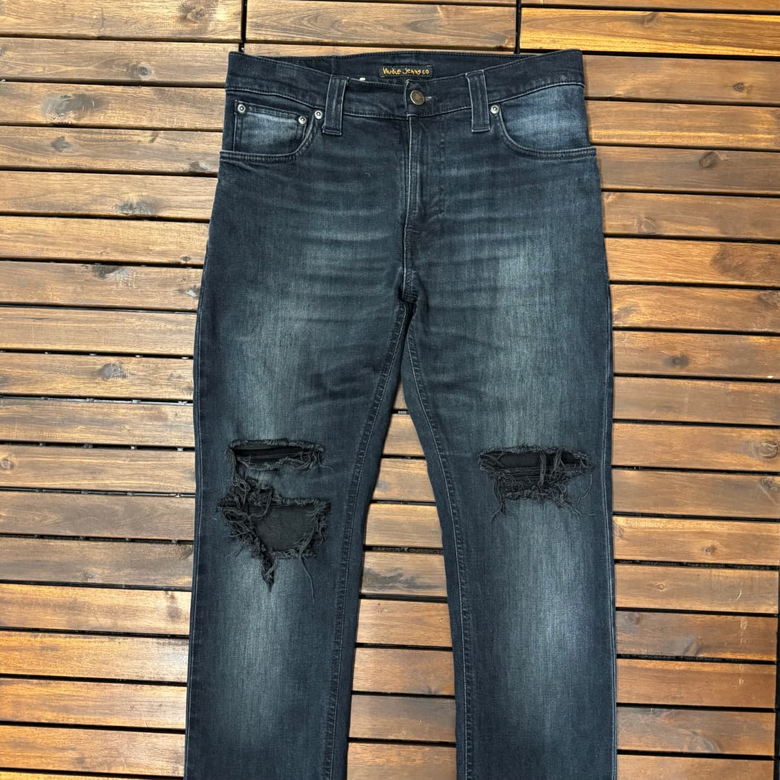 누디진 씬핀 데미지 찢청 made in ITALY (29)   상품이미지2