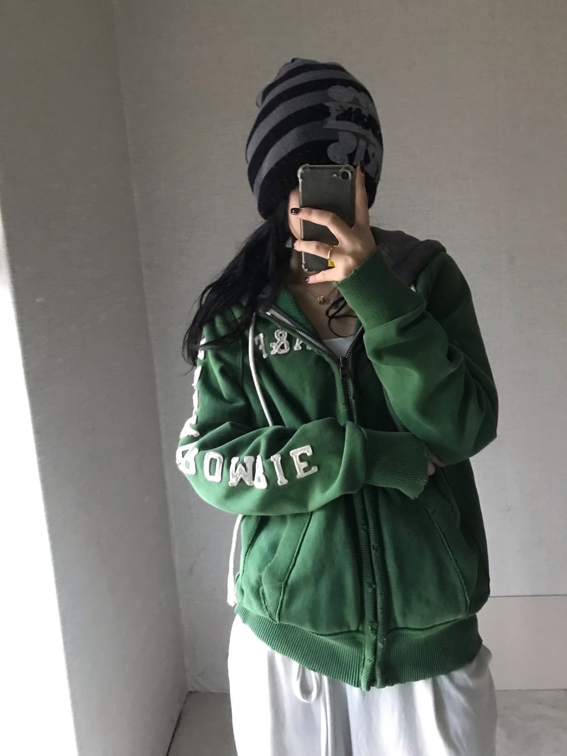 아베크롬비 딥그린 후드집업 상품이미지1