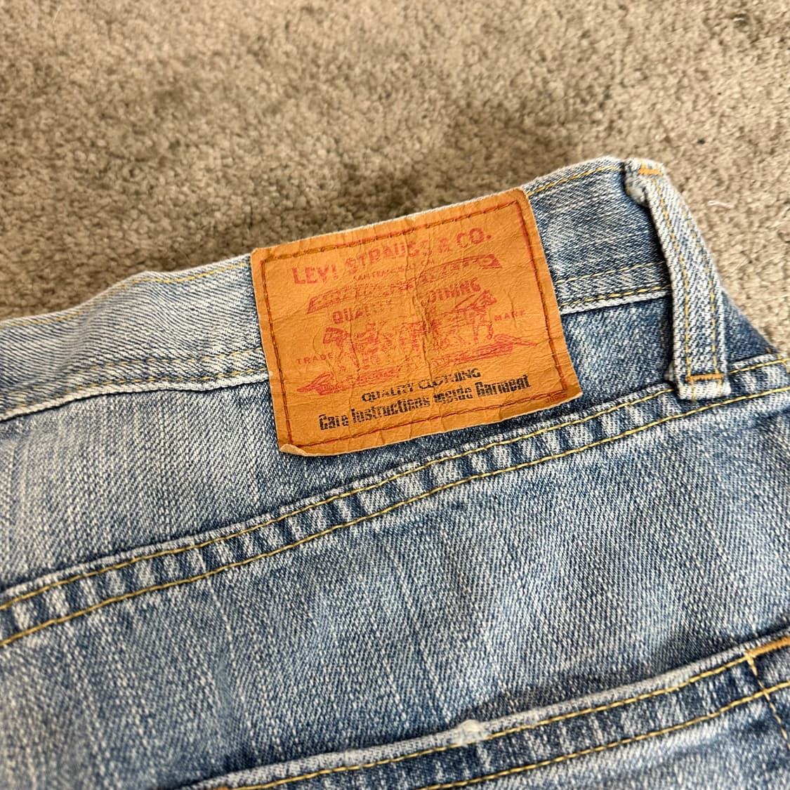 리바이스 라이트 워시 데님 쇼츠(32) 상품이미지2