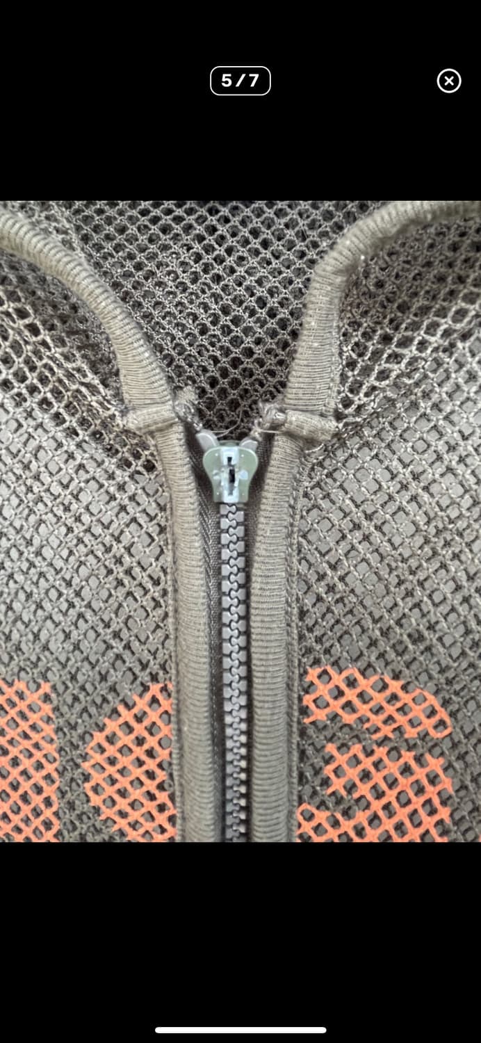Vtg see through hooded zip up 상품이미지2