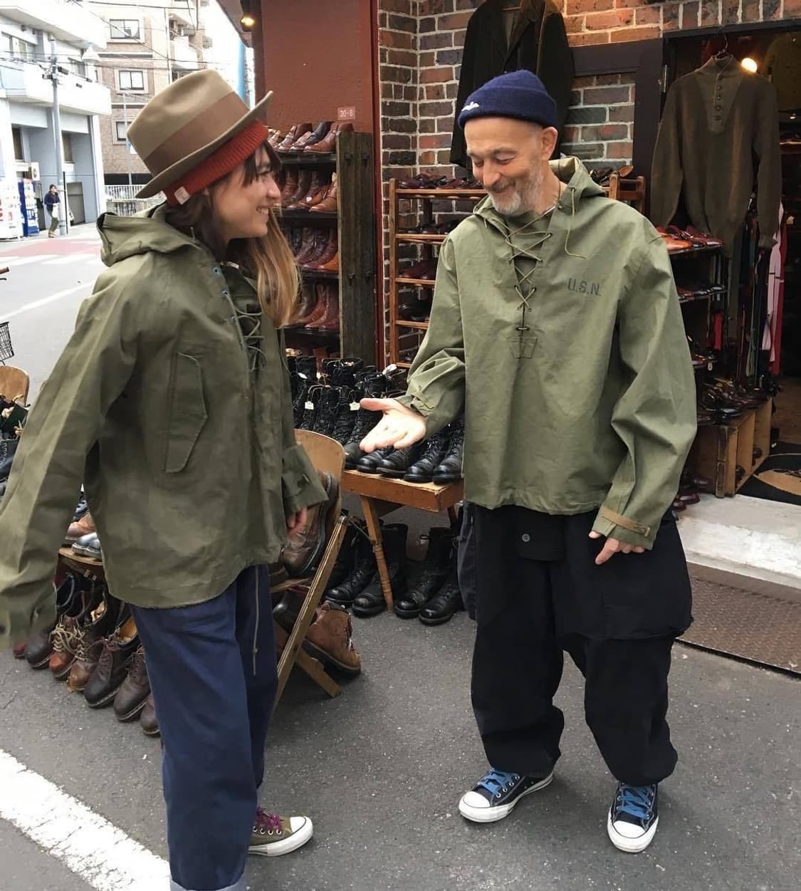 1940's WW2 USN Wet Weather Parka 덱아노락 상품이미지6