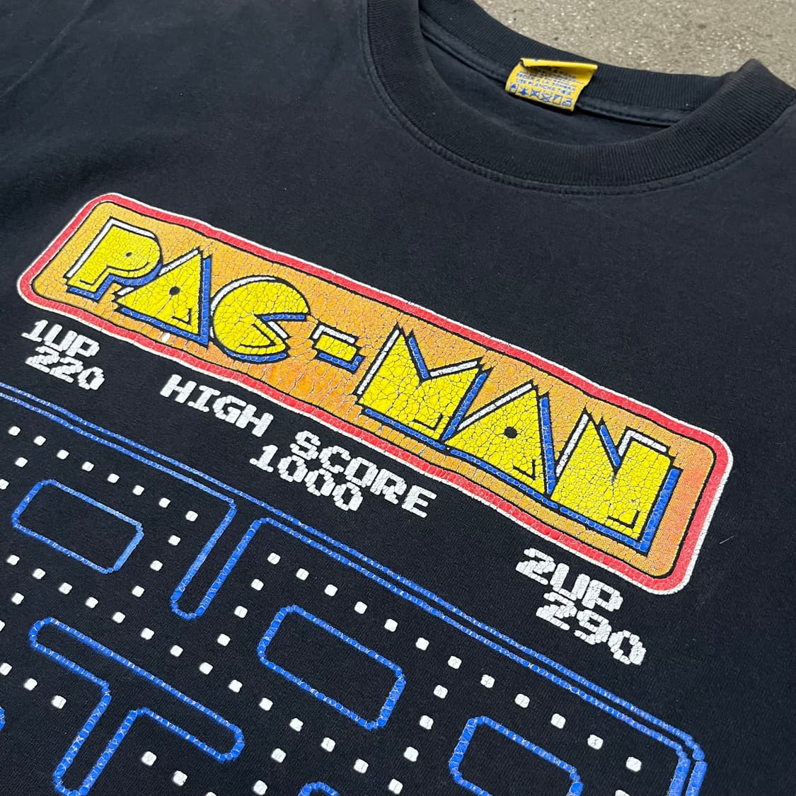 빈티지 팩맨 프린팅 티셔츠 (100) 상품이미지4