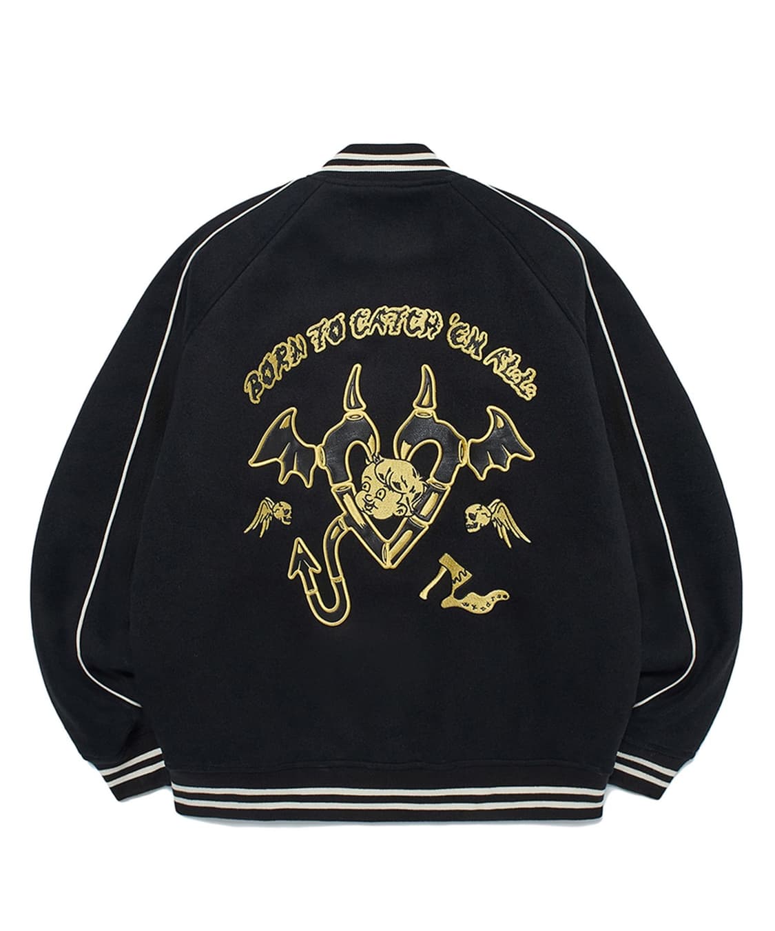 위캔더스 엔젤 스타디움 자켓 블랙 L 상품이미지2