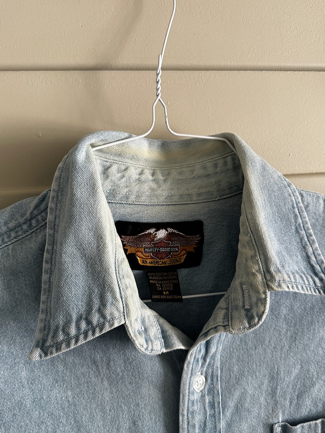 90s~00s Harley-Davidson Denim Shirt 상품이미지8