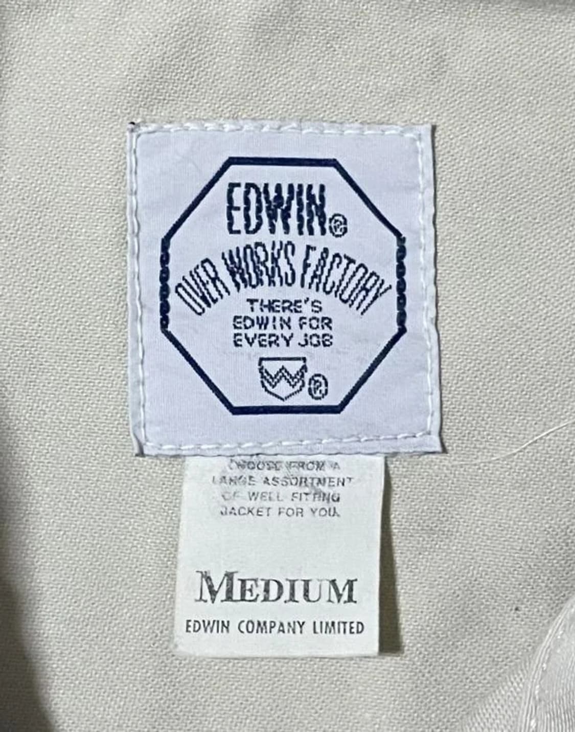 재패니즈 빈티지 90s 오버 웍스 팩토리 사틴 초어 자켓 M 상품이미지4