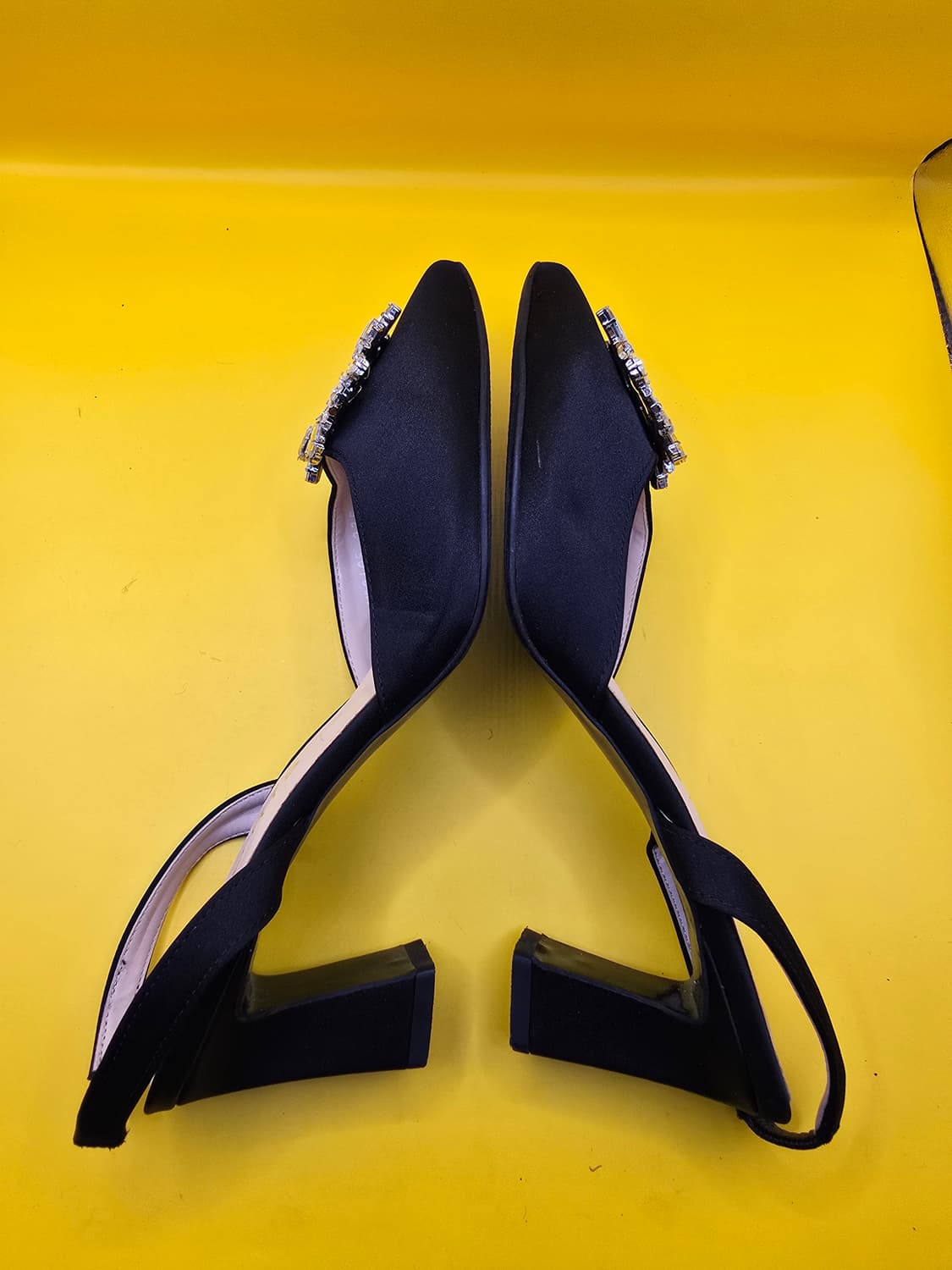 모리스 큐빅 슬링백 힐 (235) 상품이미지4