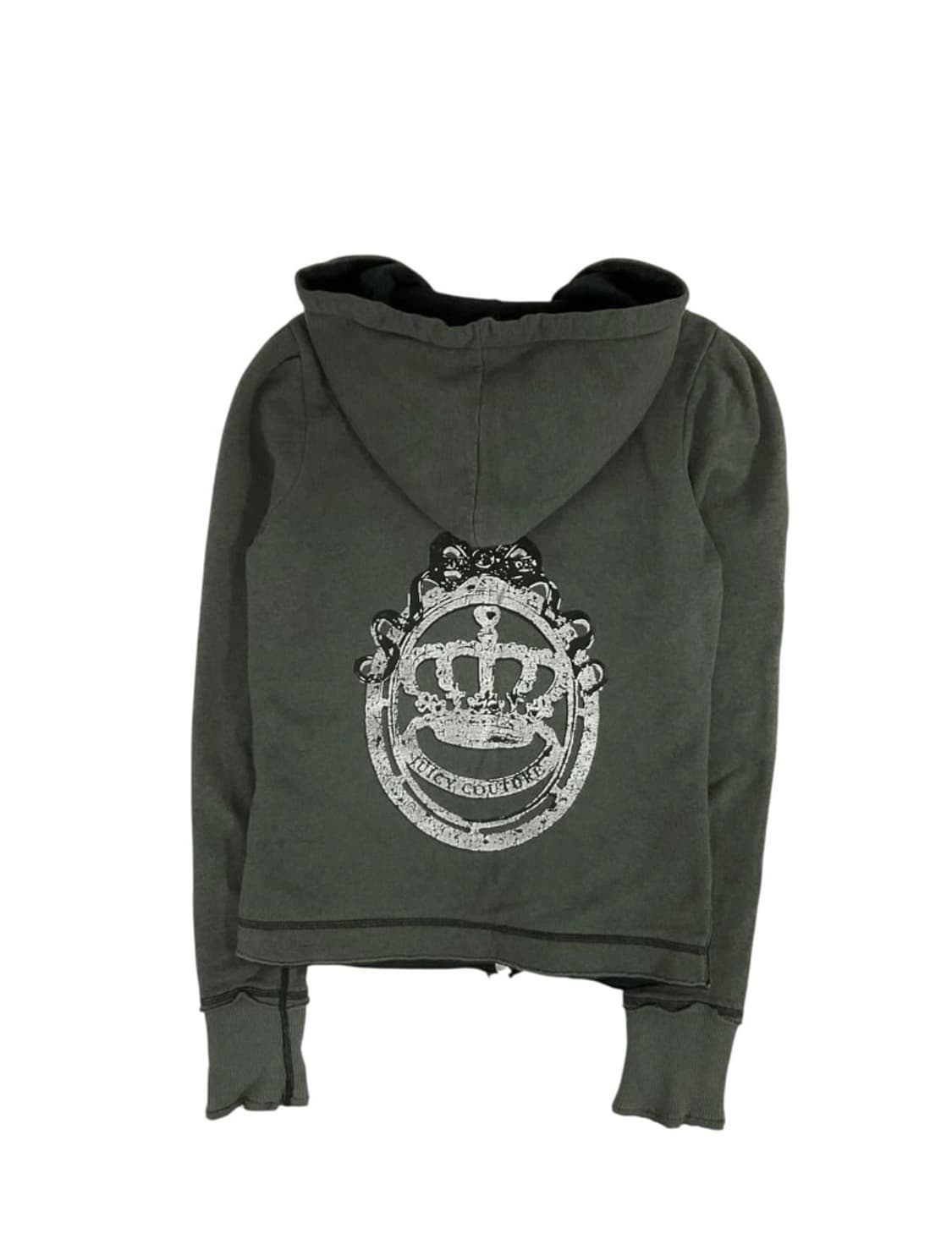 쥬시쿠뛰르 카키 후드집업 상품이미지1