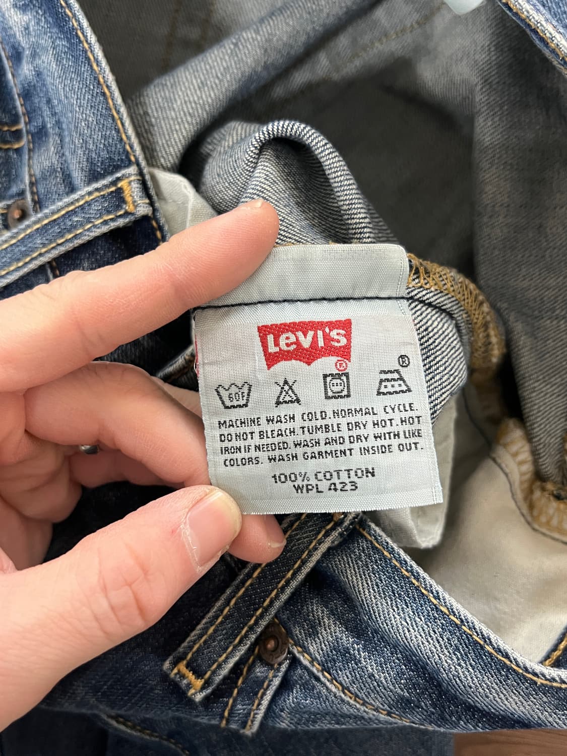 00s Levis 리바이스 501 버튼플라이 스트레이트 데님 팬츠 상품이미지7