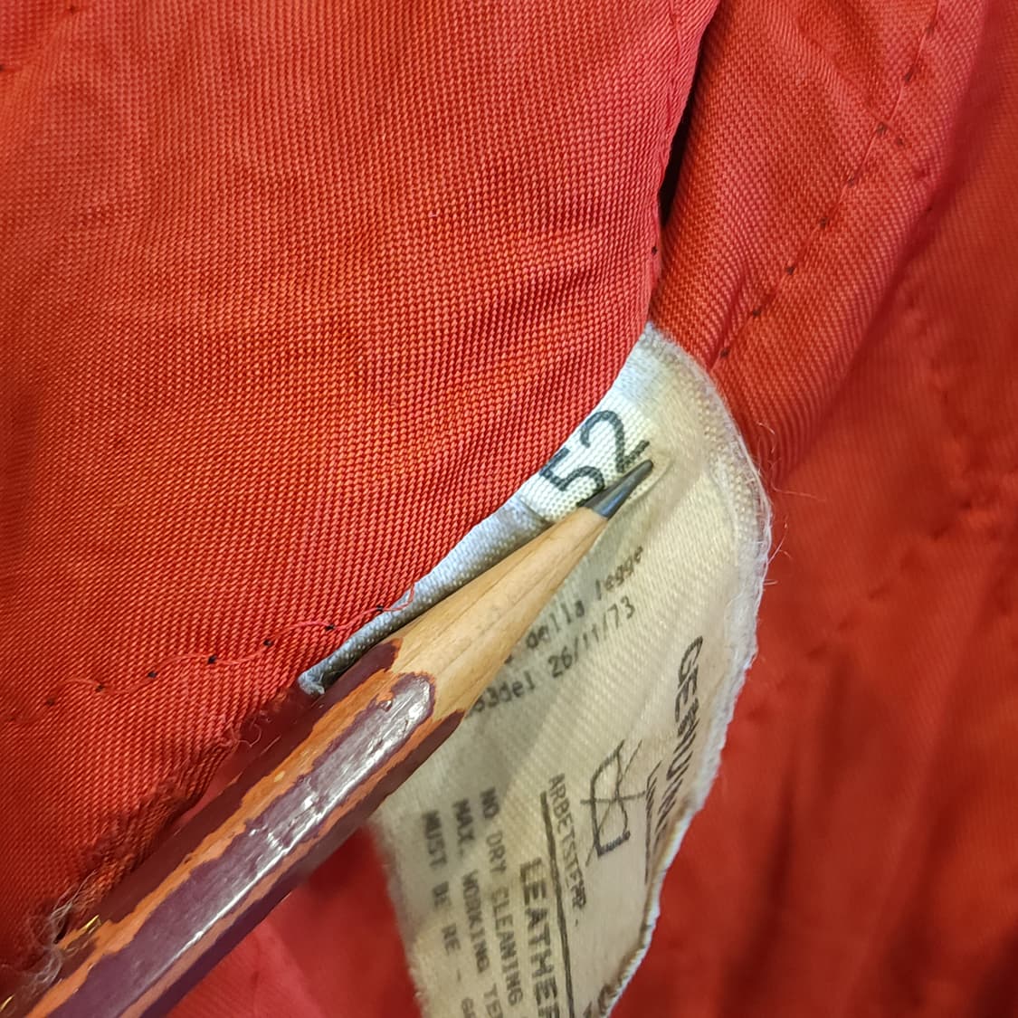 90s 빈티지 가죽자켓 이태리 빈티지 레더자켓 벨티드 라이더 52 상품이미지7