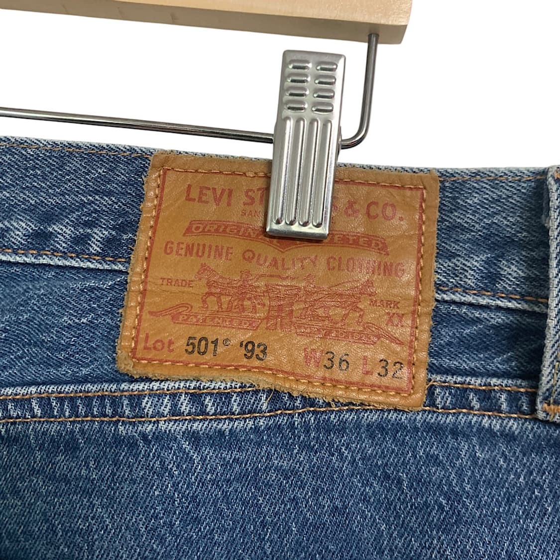 리바이스 501 93 데님팬츠 36 상품이미지5