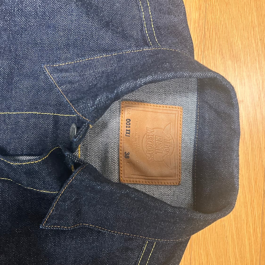 리얼맥코이 001xxj 38 105 사이즈감 상품이미지4