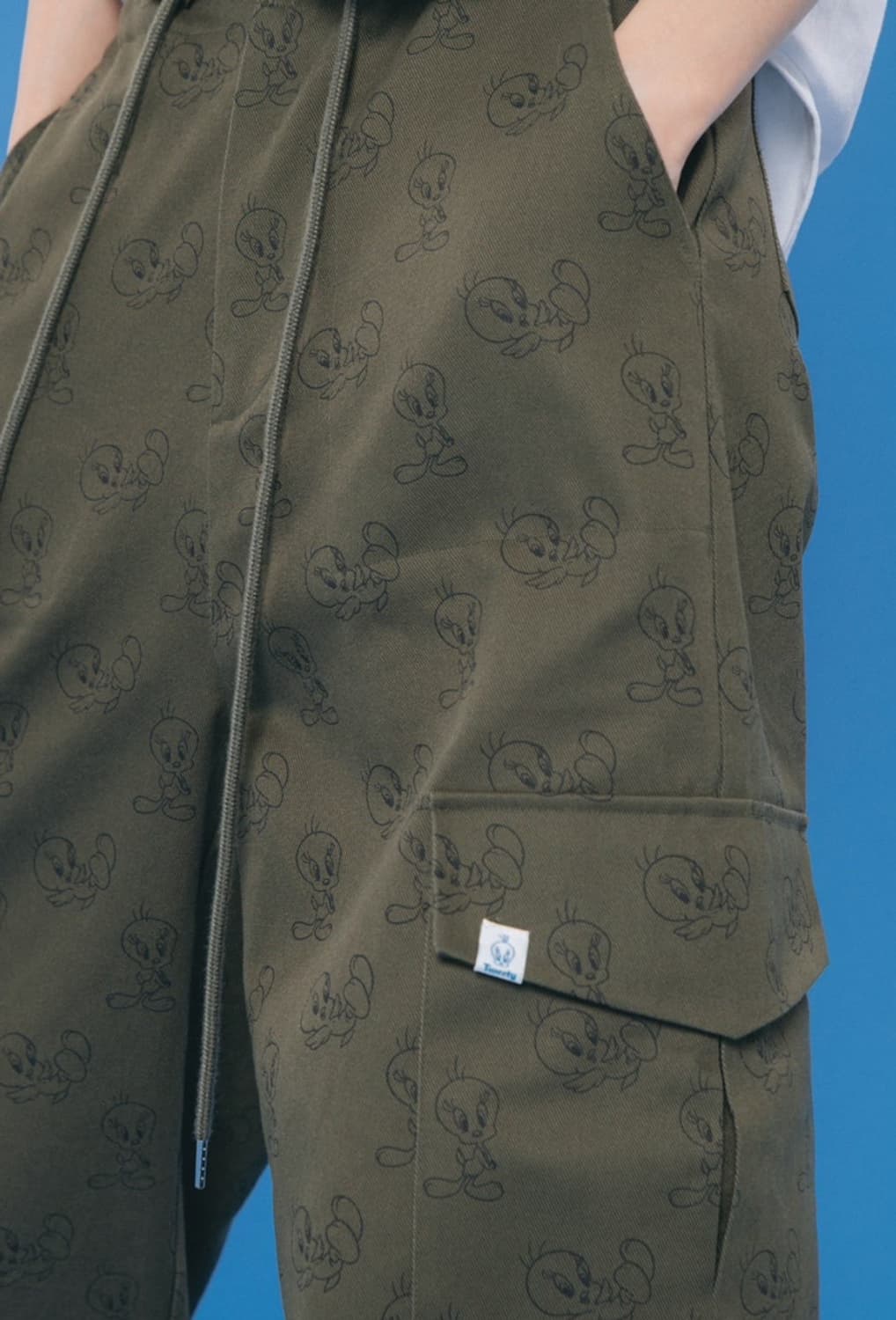 [FANCY X TW] 스위티 패턴 카고 팬츠 (KHAKI) 상품이미지3