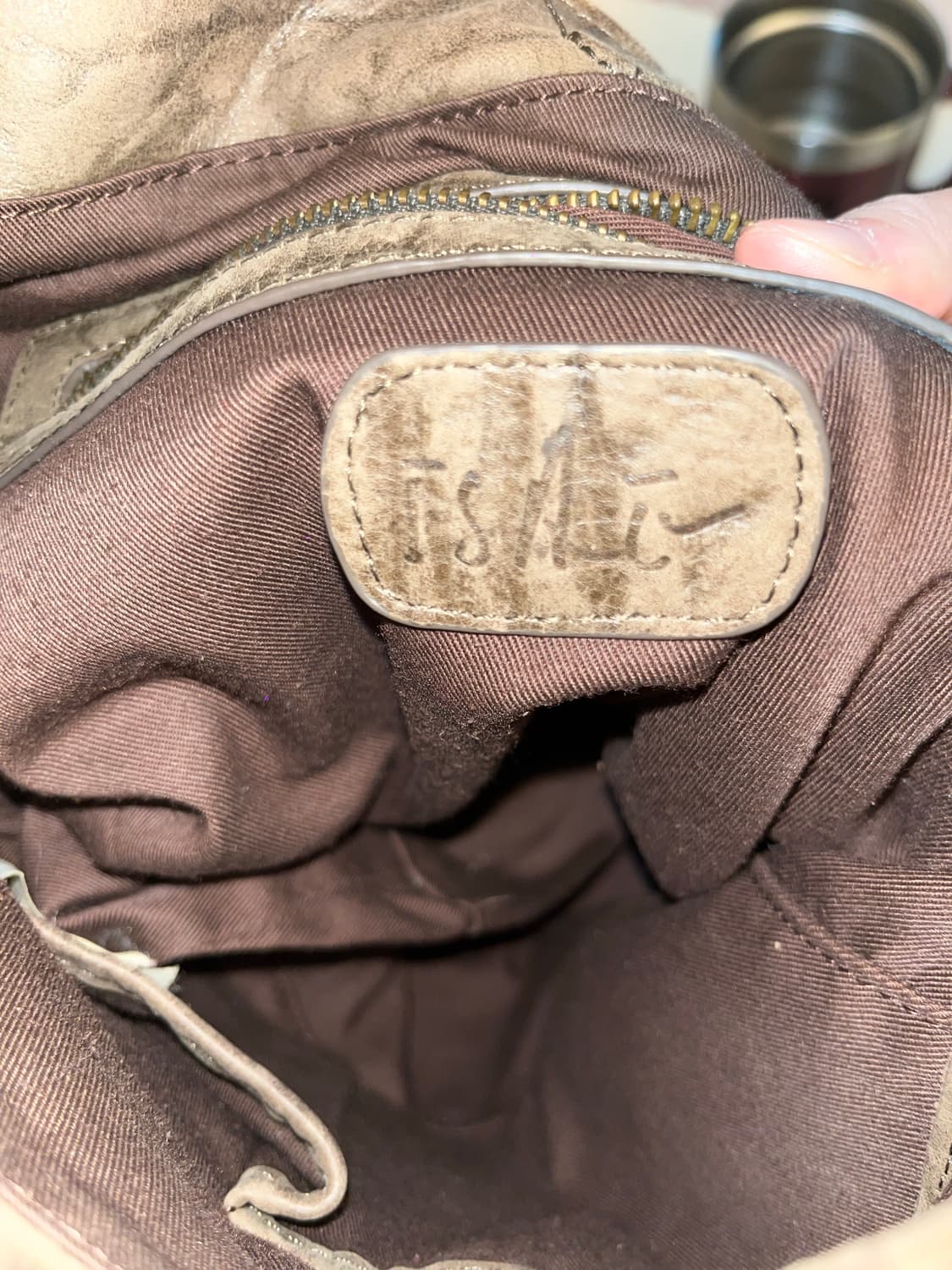 Japanese vintage beige shoulder bag 상품이미지7