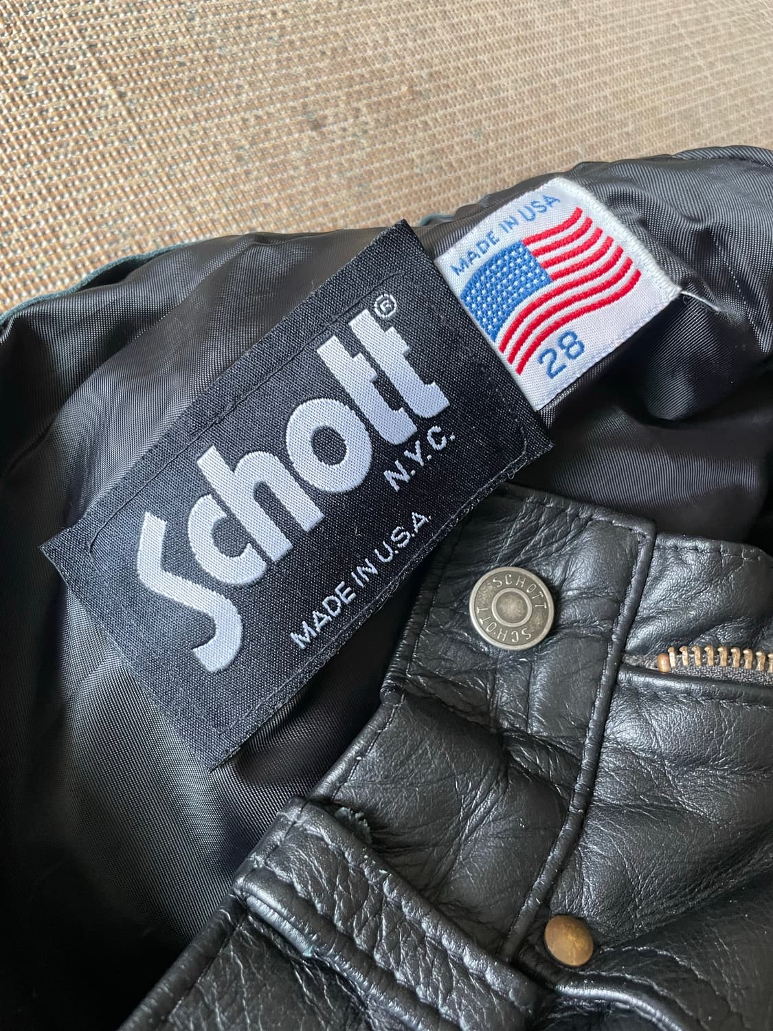 Schott leather pants 상품이미지10