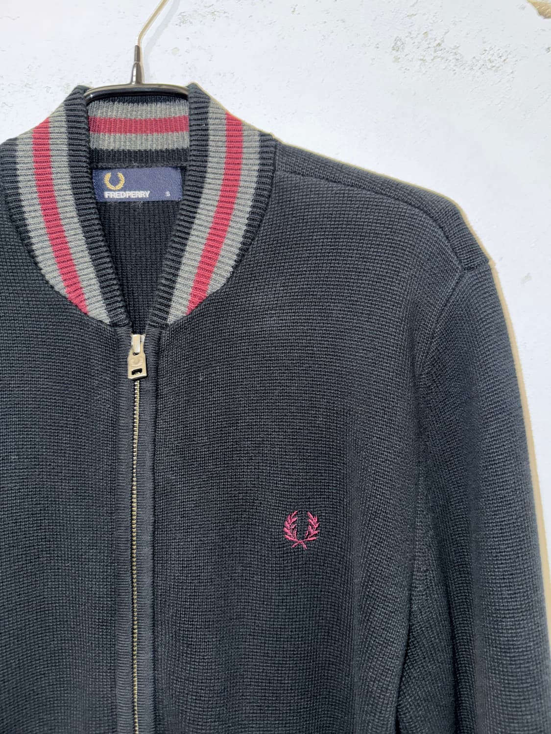 FREDPERRY 니트집업 상품이미지3
