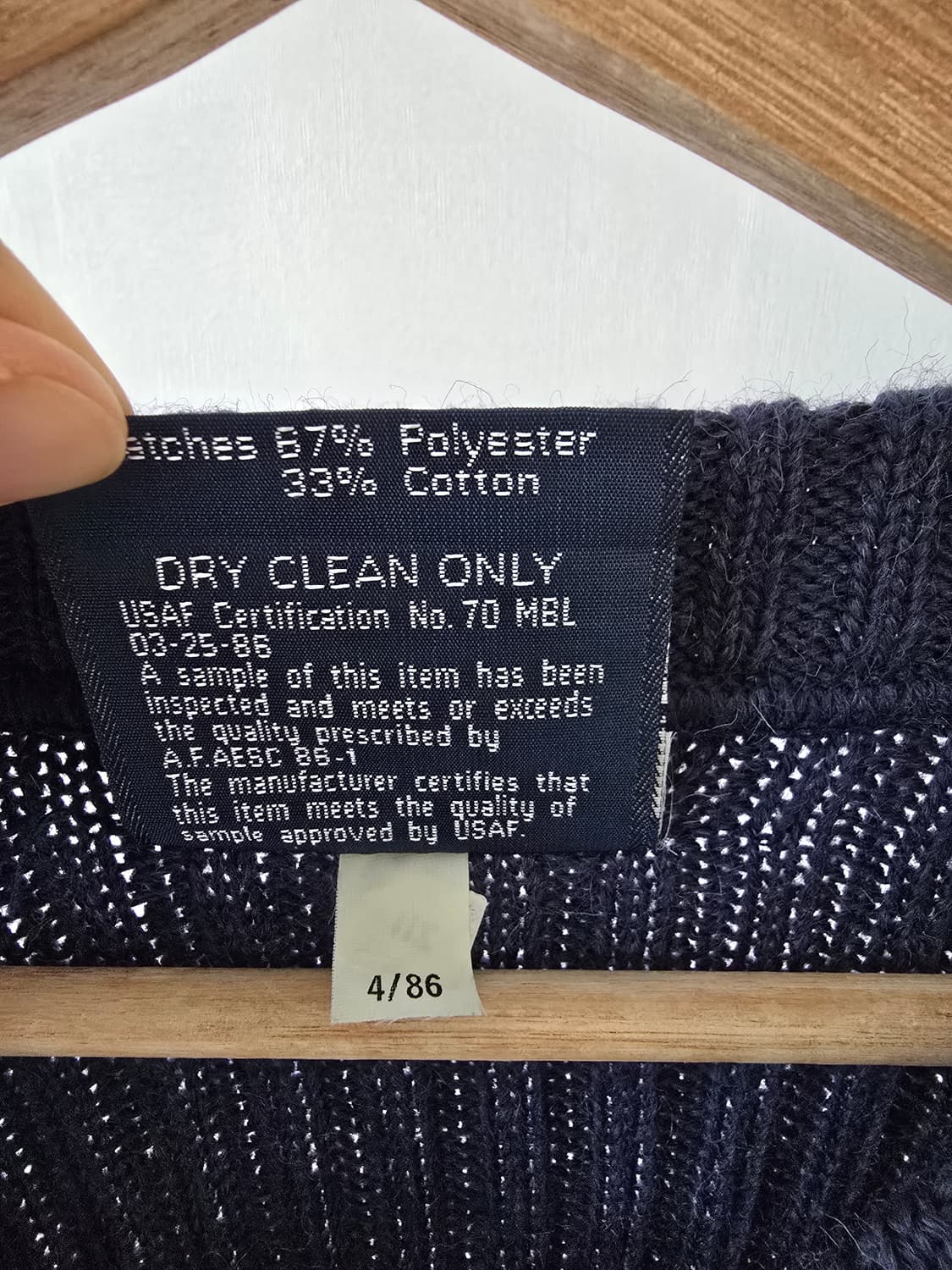 영국산 Citadel 버진 울 스웨터 상품이미지3