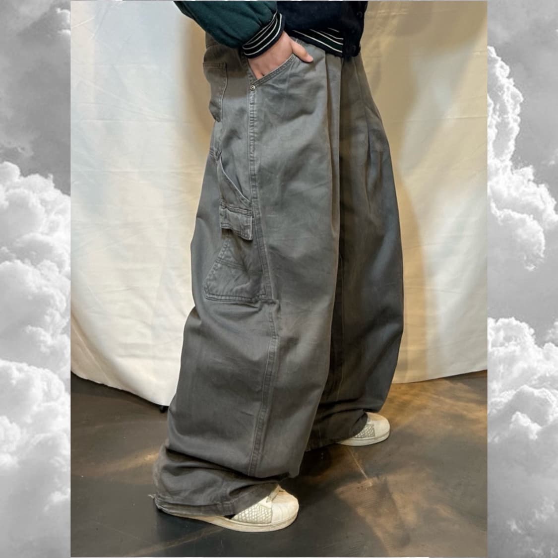 Wrangler grey cargo pants 상품이미지2