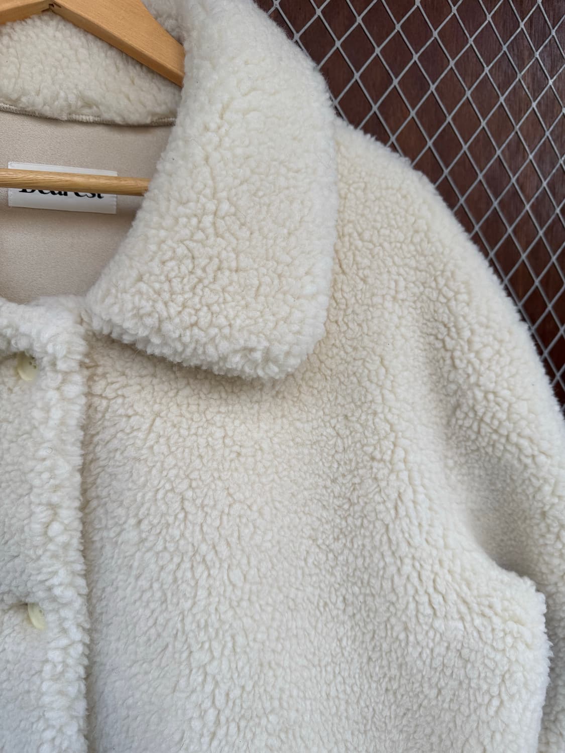 메이비베이비 디어리스트 양털 무스탕 뽀글이 퍼 자켓 상품이미지8