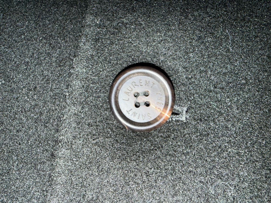 입생로랑 캐시미어 코트 블랙 상품이미지4