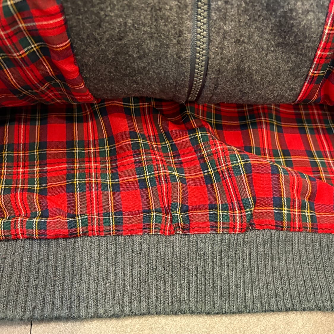 90s 90년대 미국 생산 펜들턴 그레이 울 블루종 자켓 상품이미지6