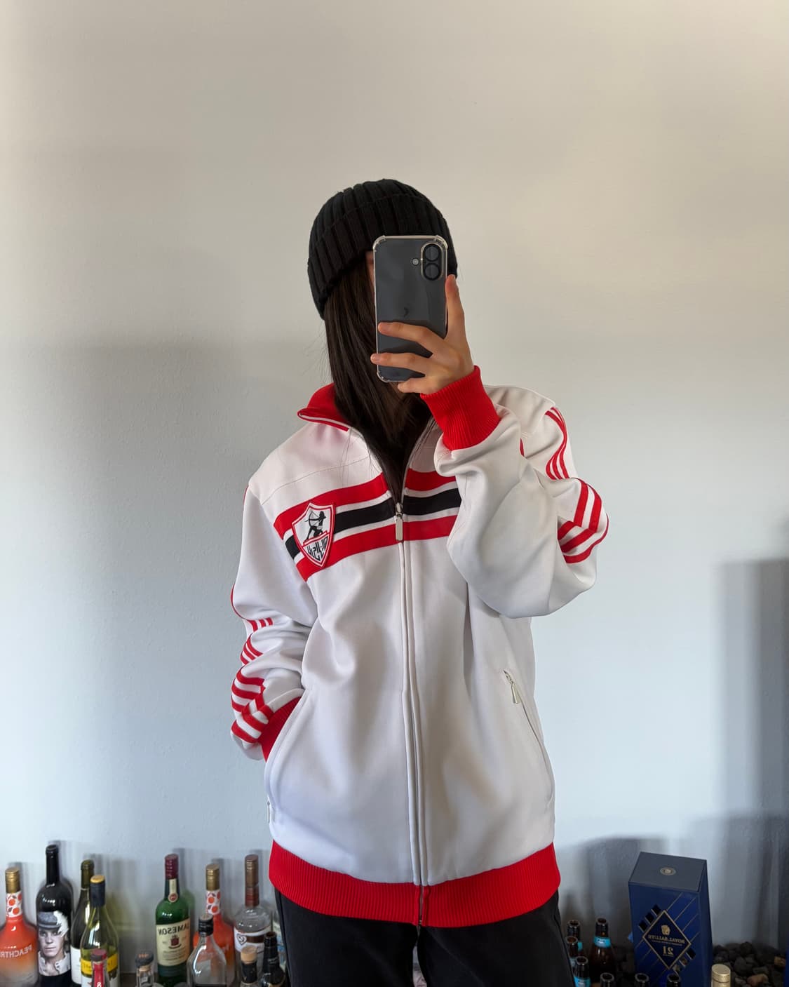 [XL]아디다스 이집트 자말렉 화이트 트랙탑 져지 상품이미지1