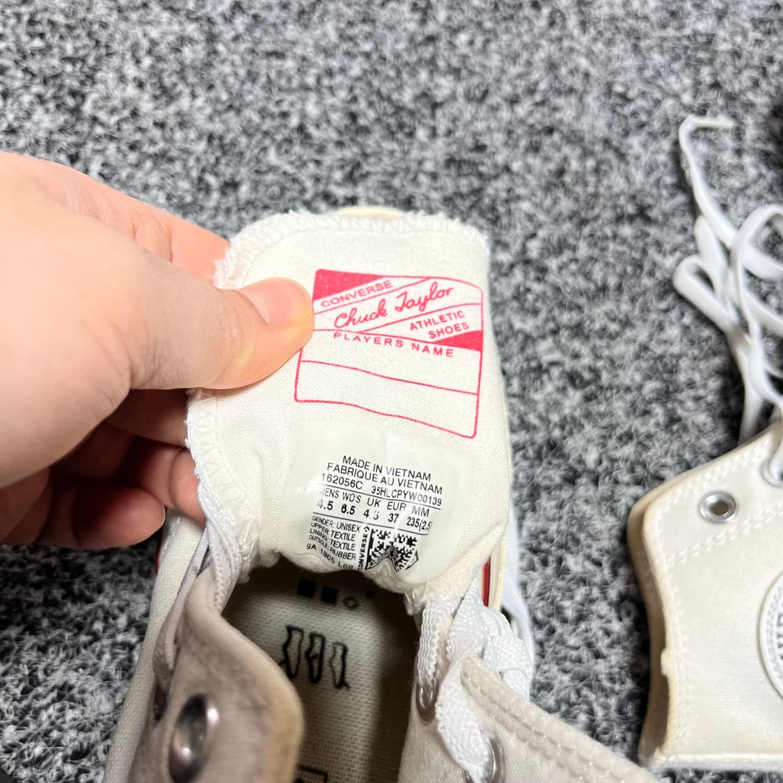 컨버스 척테일러 70s 화이트 하이 235 상품이미지2