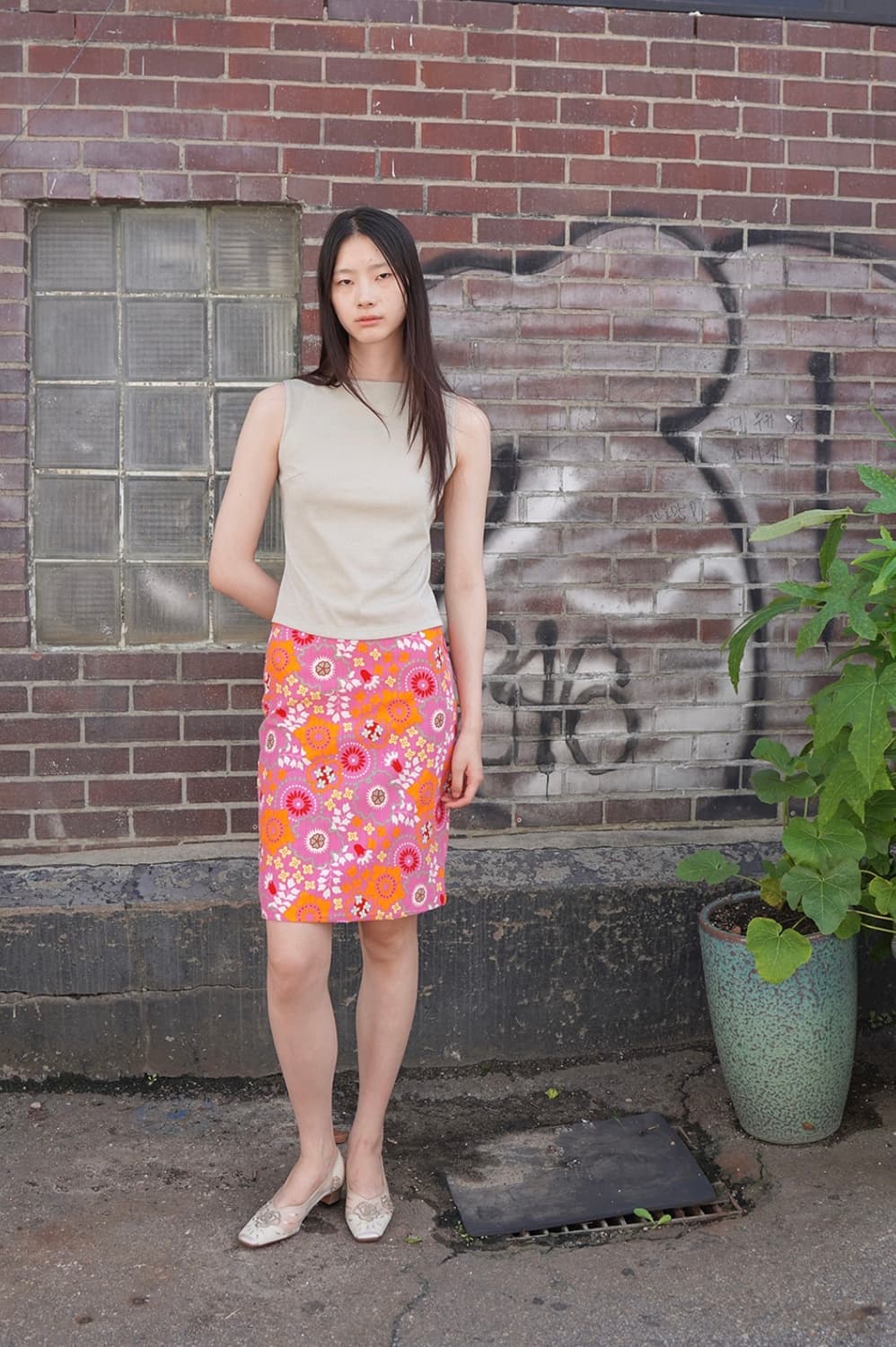 누아누 nuuanu 알로하 스커트 핑크 3 상품이미지2