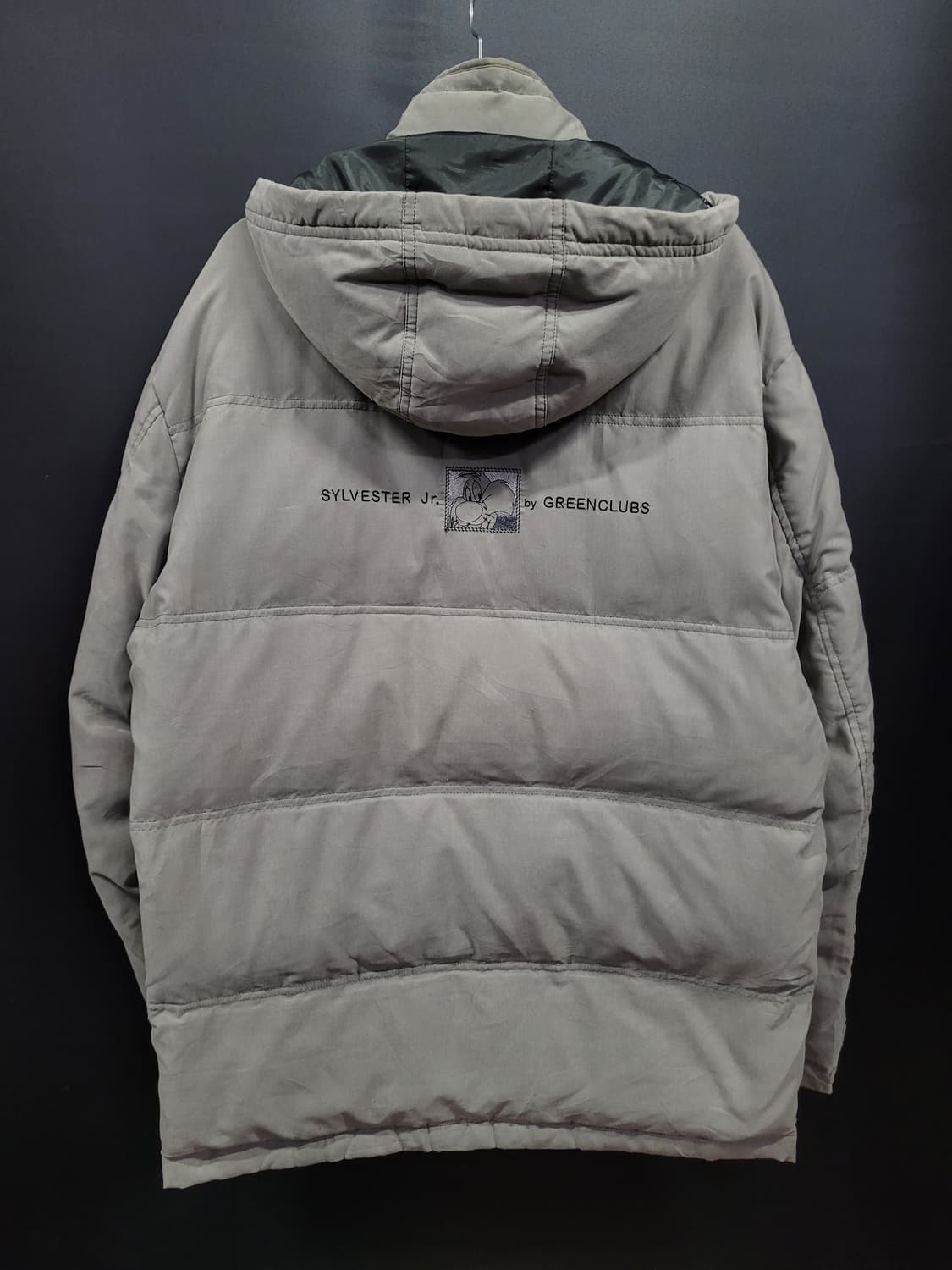 GREEN CLUBS 그린클럽 빈티지 다운 후드 패딩 자켓  상품이미지4