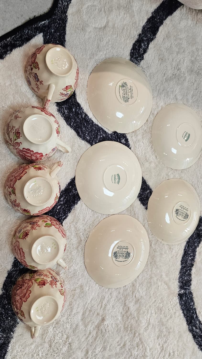 (빈티지)영국 존슨브로 잔듀오 5세트 상품이미지2