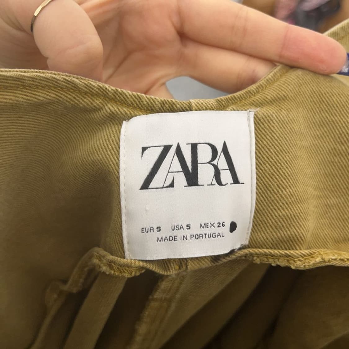 자라 ZARA 빈티지 캐주얼 컨트리 파머 포켓 멜빵바지 S C08479 상품이미지4