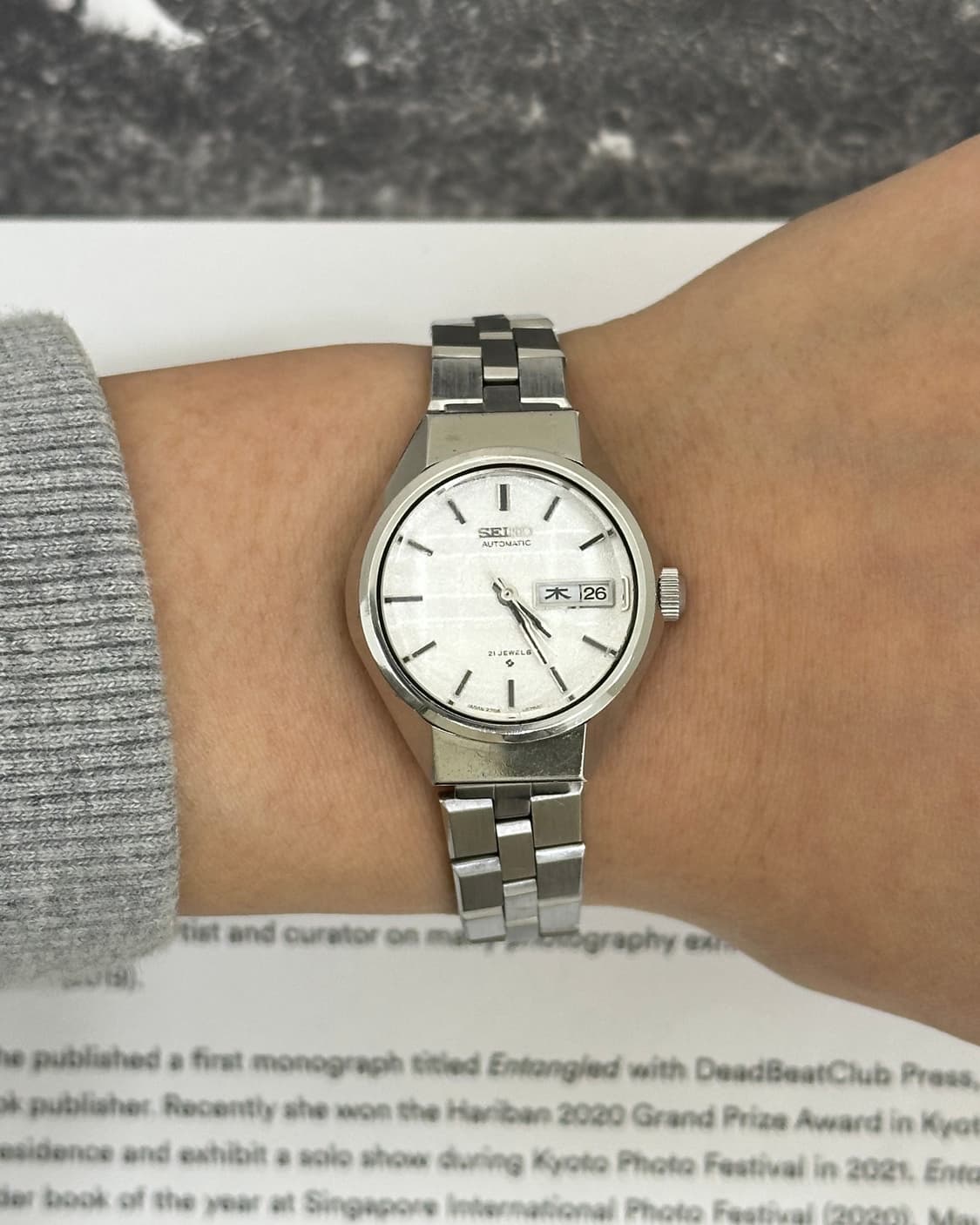 세이코 하이비트 오토매틱 시계 여성용 상품이미지10