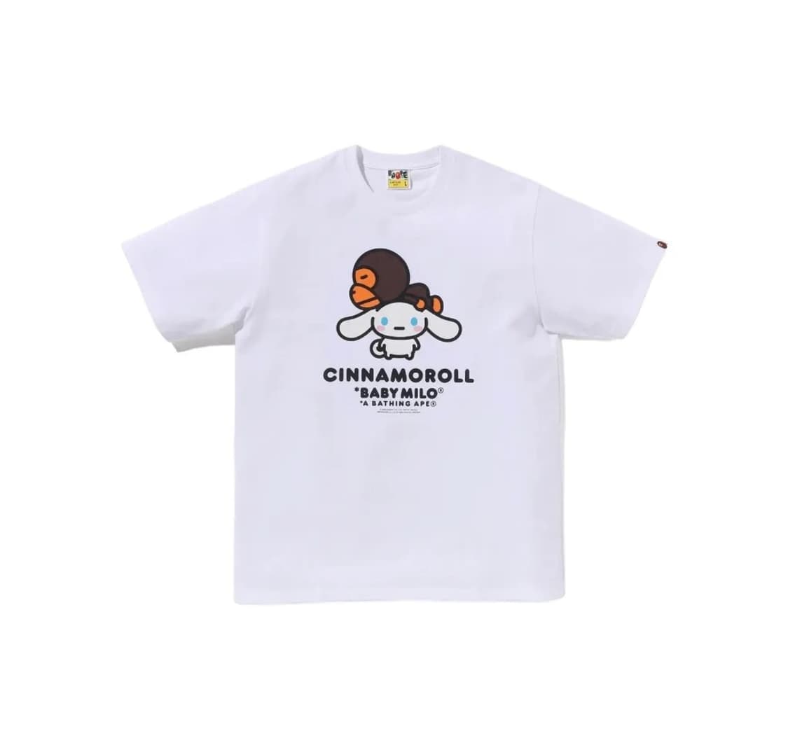 베이프 X 산리오헬로키티 2XL 화이트 티셔츠새상품 상품이미지4