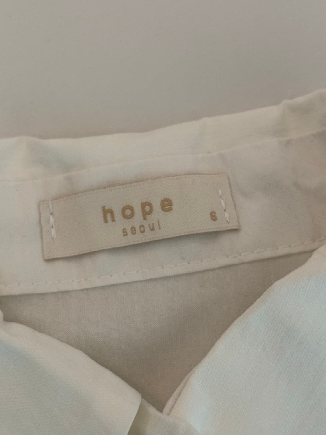 세미크롭셔츠 화이트  상품이미지2